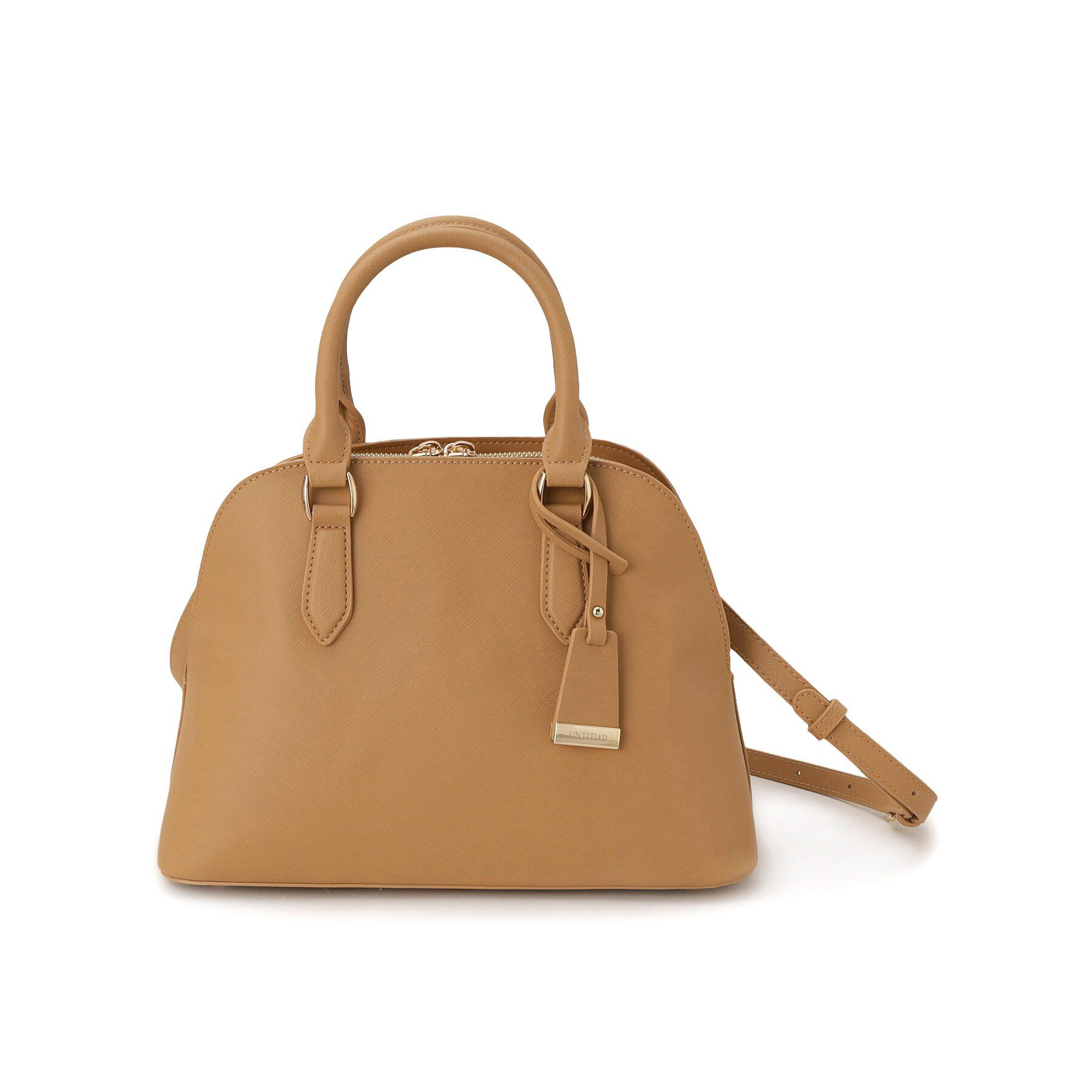 UNTITLED「【追加8／名品】2WAYポケットボストンバッグ」|ハンドバッグ|キャメルブラウン(4