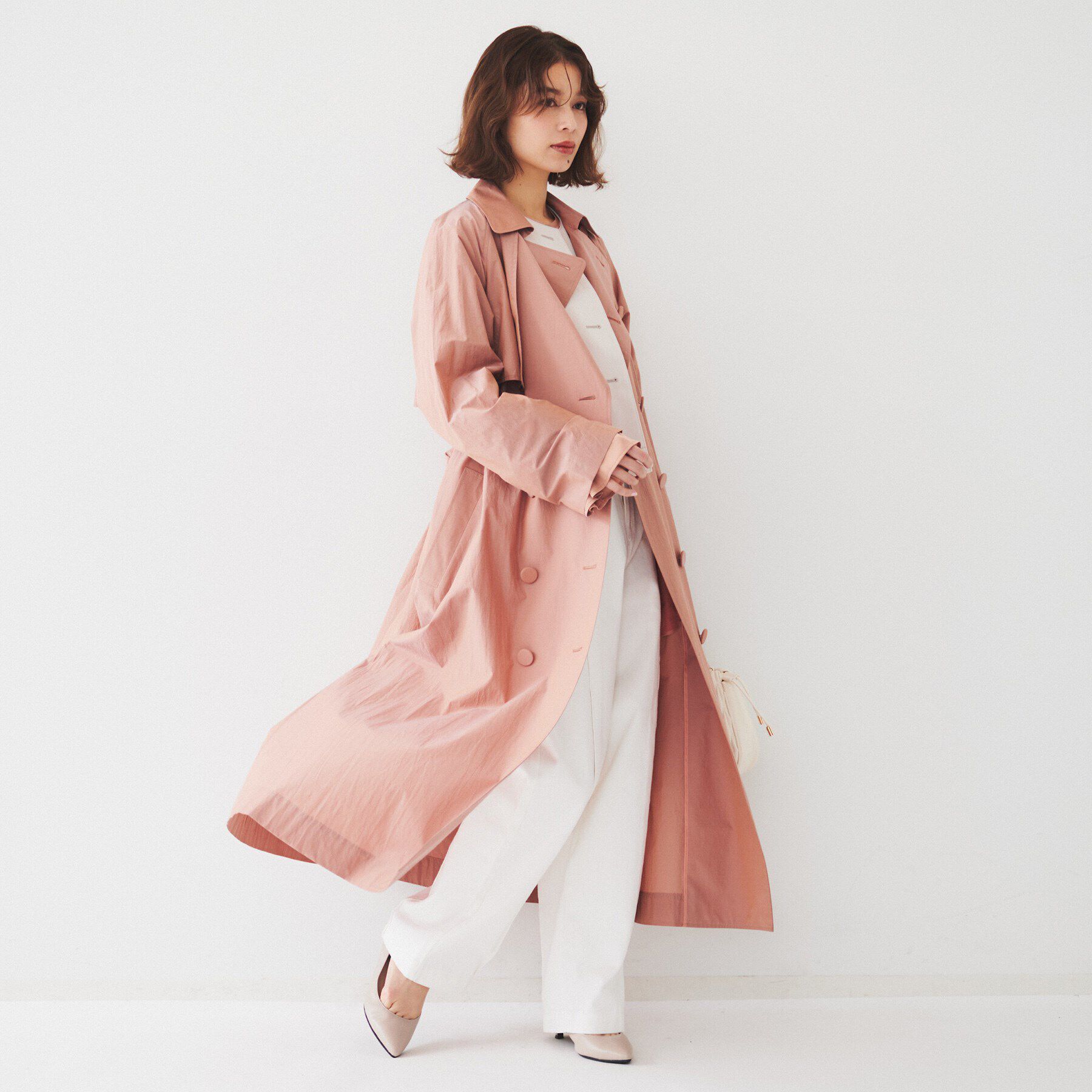 UNTITLED「ライトコットン トレンチコート」|トレンチコート|