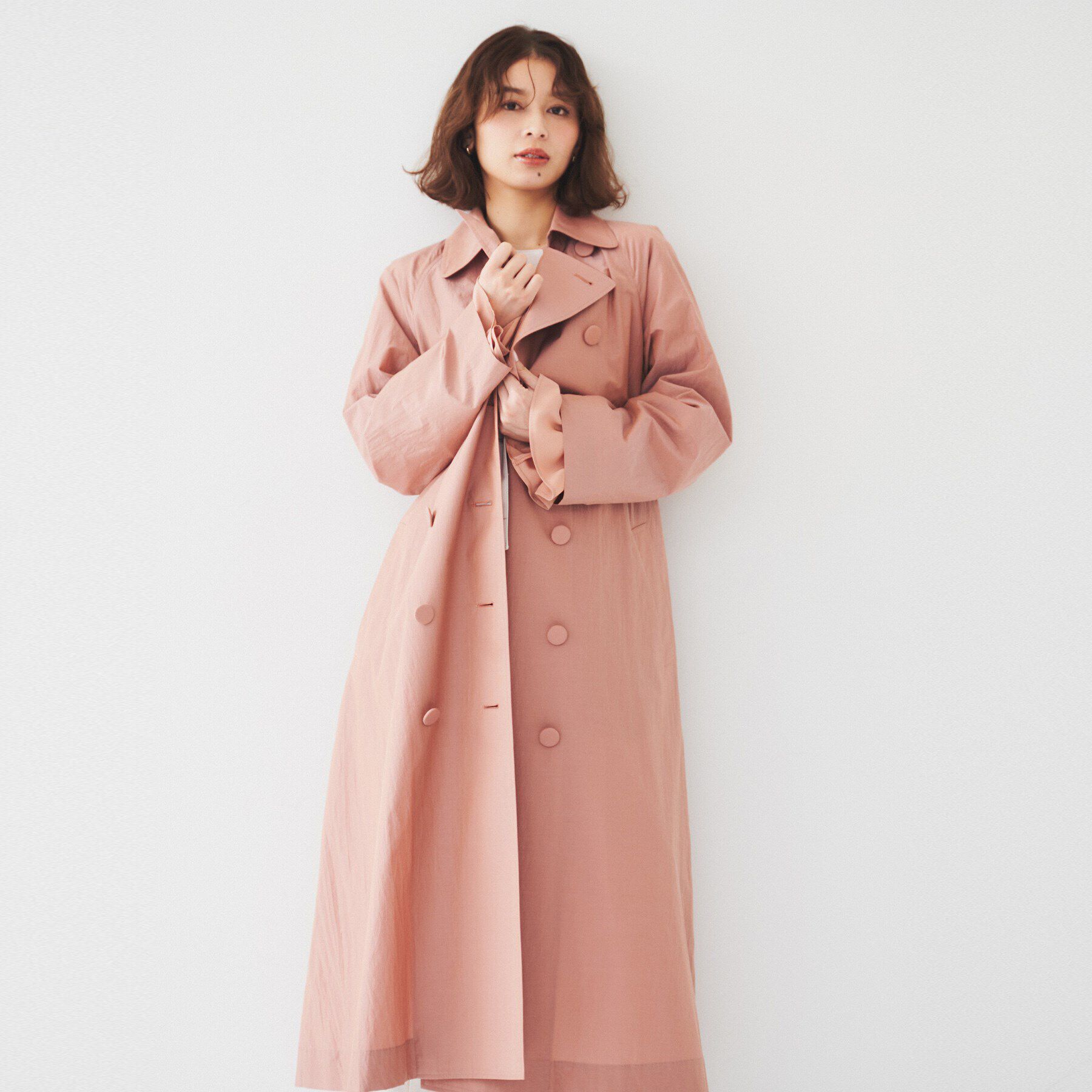 UNTITLED「ライトコットン トレンチコート」|トレンチコート|