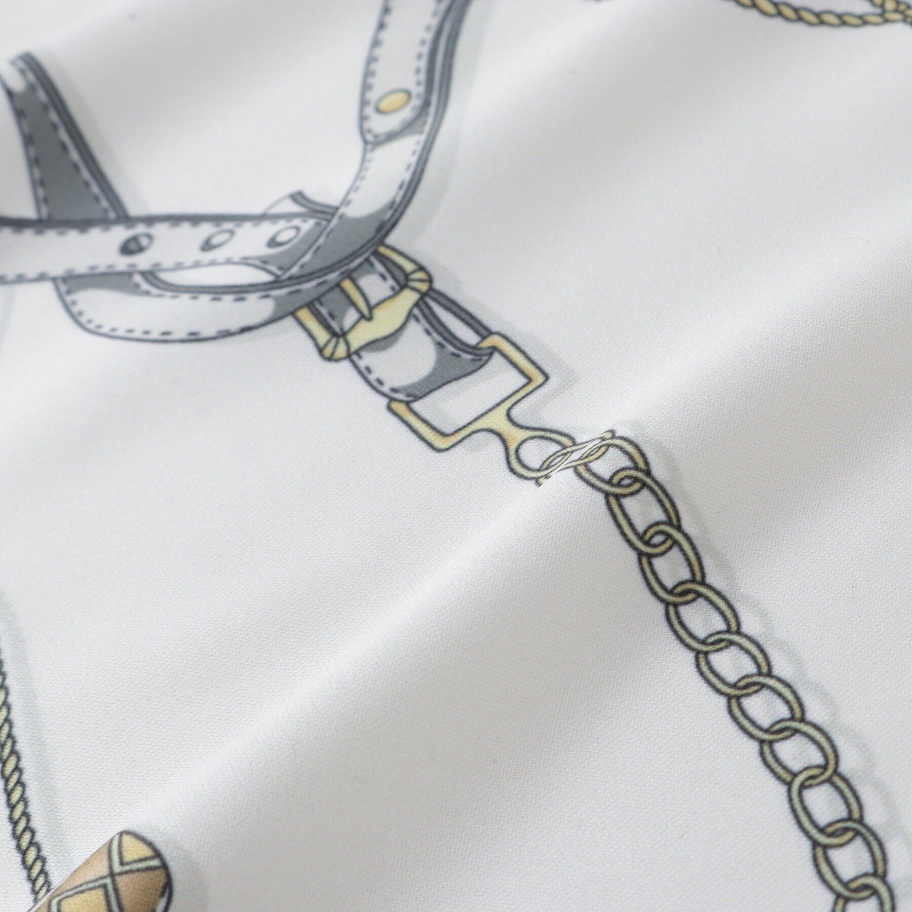 UNTITLED「【手洗い／58cm正方形】チェーンベルトスカーフ」|バンダナ・スカーフ|