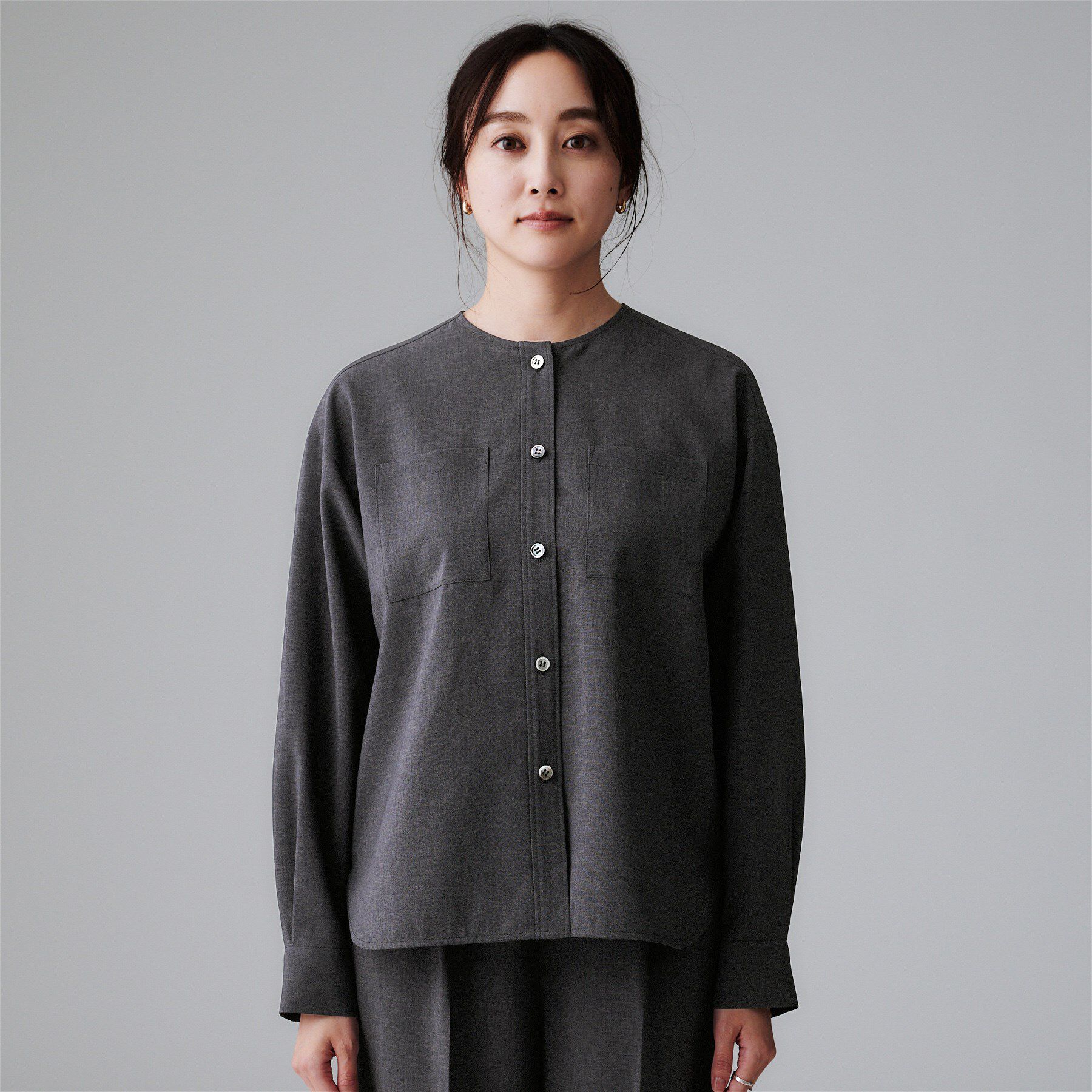 UNTITLED「【秋も着られる/セットアップ可】リラククールシャツ」|シャツ・ブラウス|