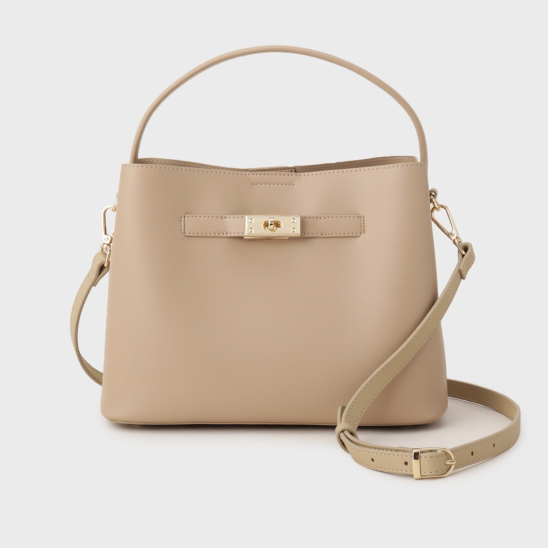 UNTITLED「【追加/新色】エアリーワンハンドルバッグ」|ハンドバッグ|ベージュ(052)