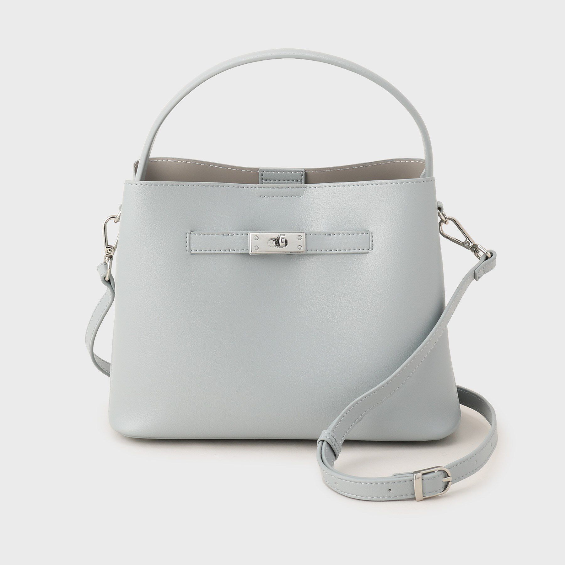 UNTITLED「【追加/新色】エアリーワンハンドルバッグ」|ハンドバッグ|サックスブルー(09