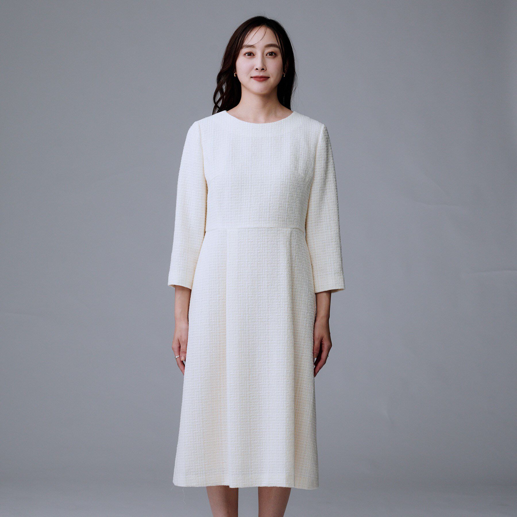 UNTITLED「【セットアップ可能/きれいめ】ツイードワンピース」|ワンピース|