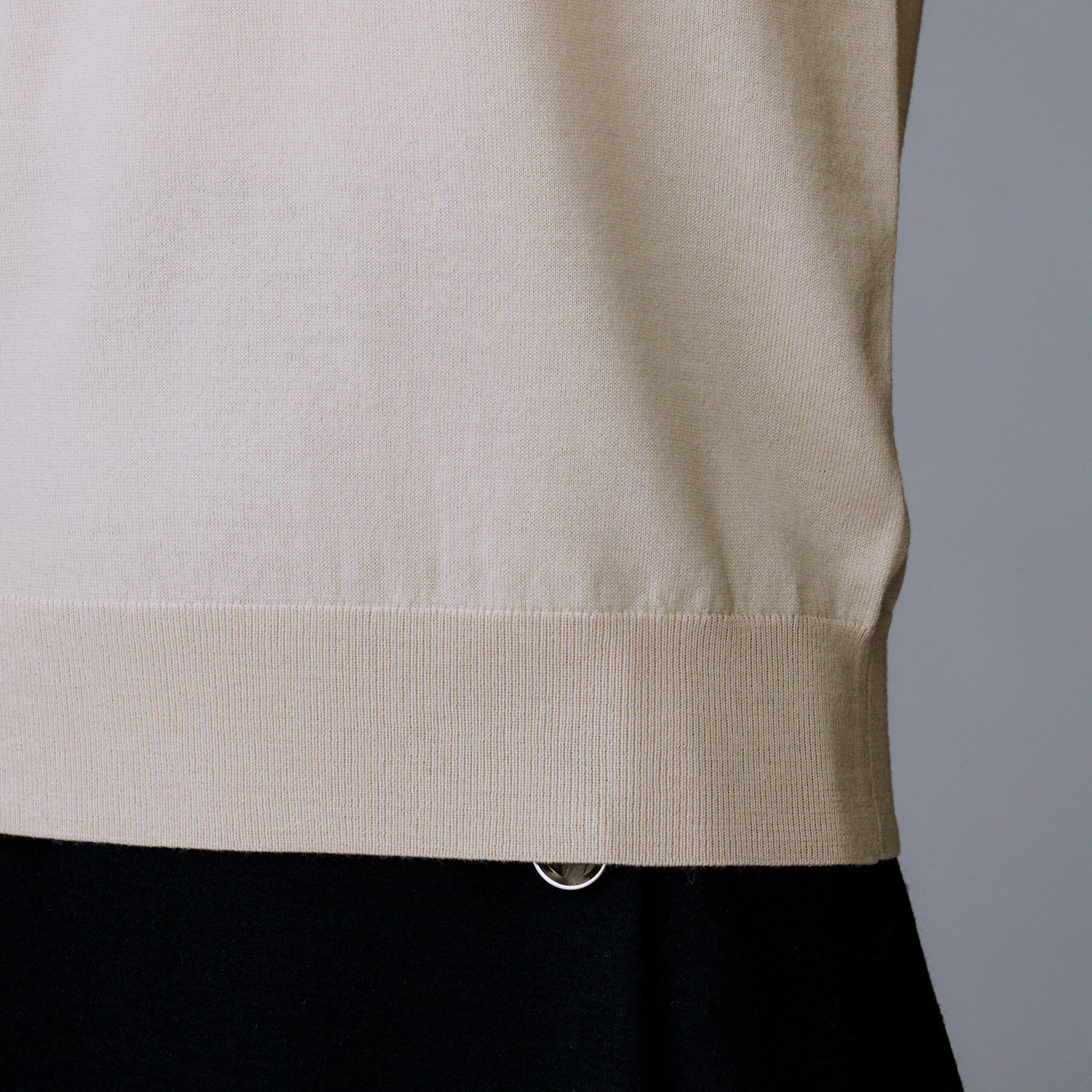 UNTITLED「【洗える/ウール100%】Vネックウールニット」|ニット・セーター|