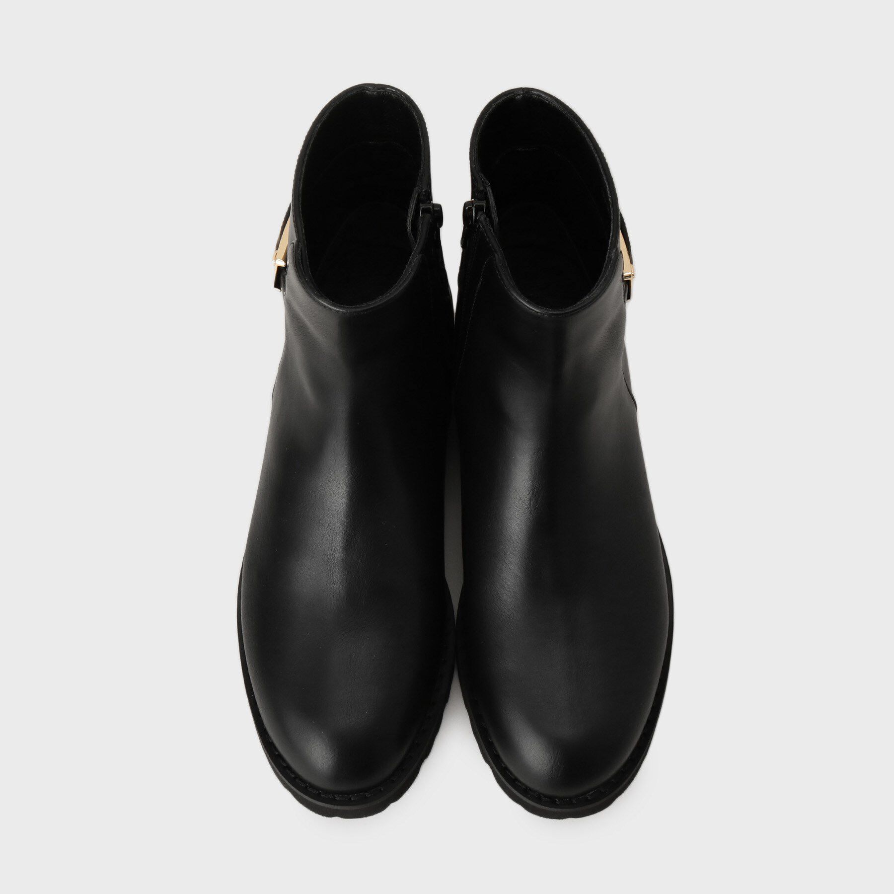 UNTITLED「【軽量】バックルジョッキーブーツ」|ショートブーツ|