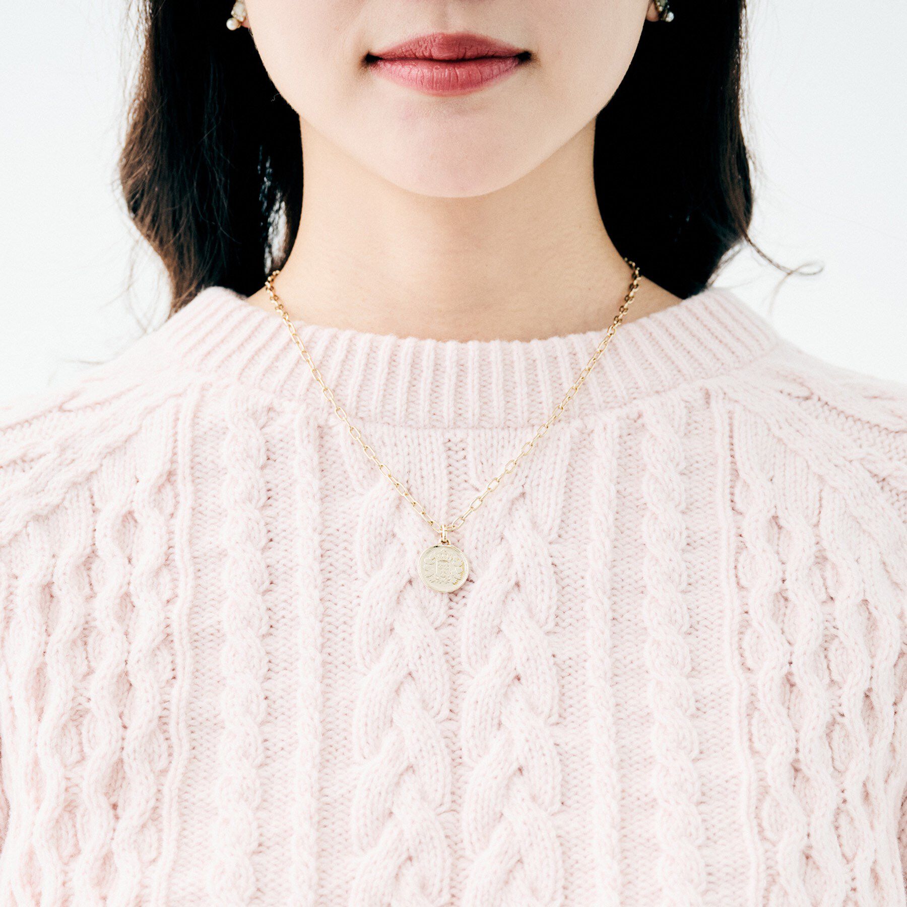 UNTITLED「【Made In Japan】ガラスパールレイヤードネックレス」|ネックレス|