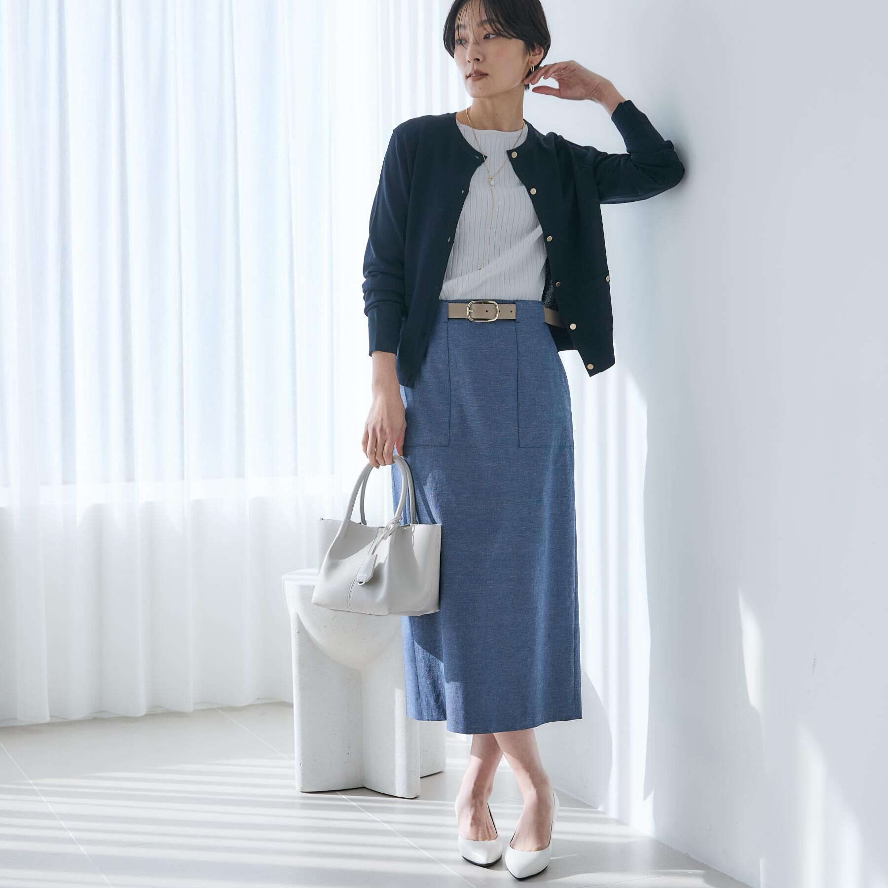 UNTITLED「スプリットレザーミニトート」|トートバッグ|