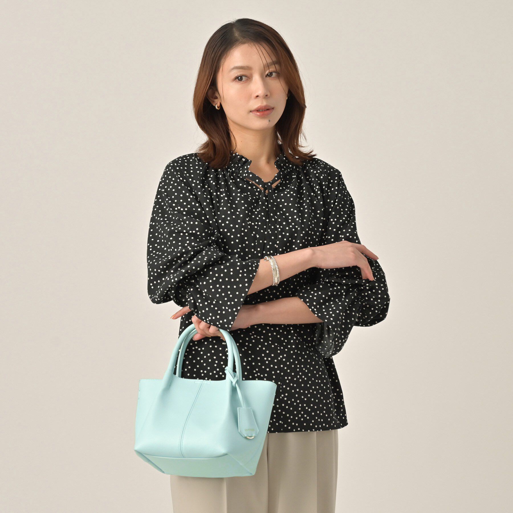 UNTITLED「スプリットレザーミニトート」|トートバッグ|