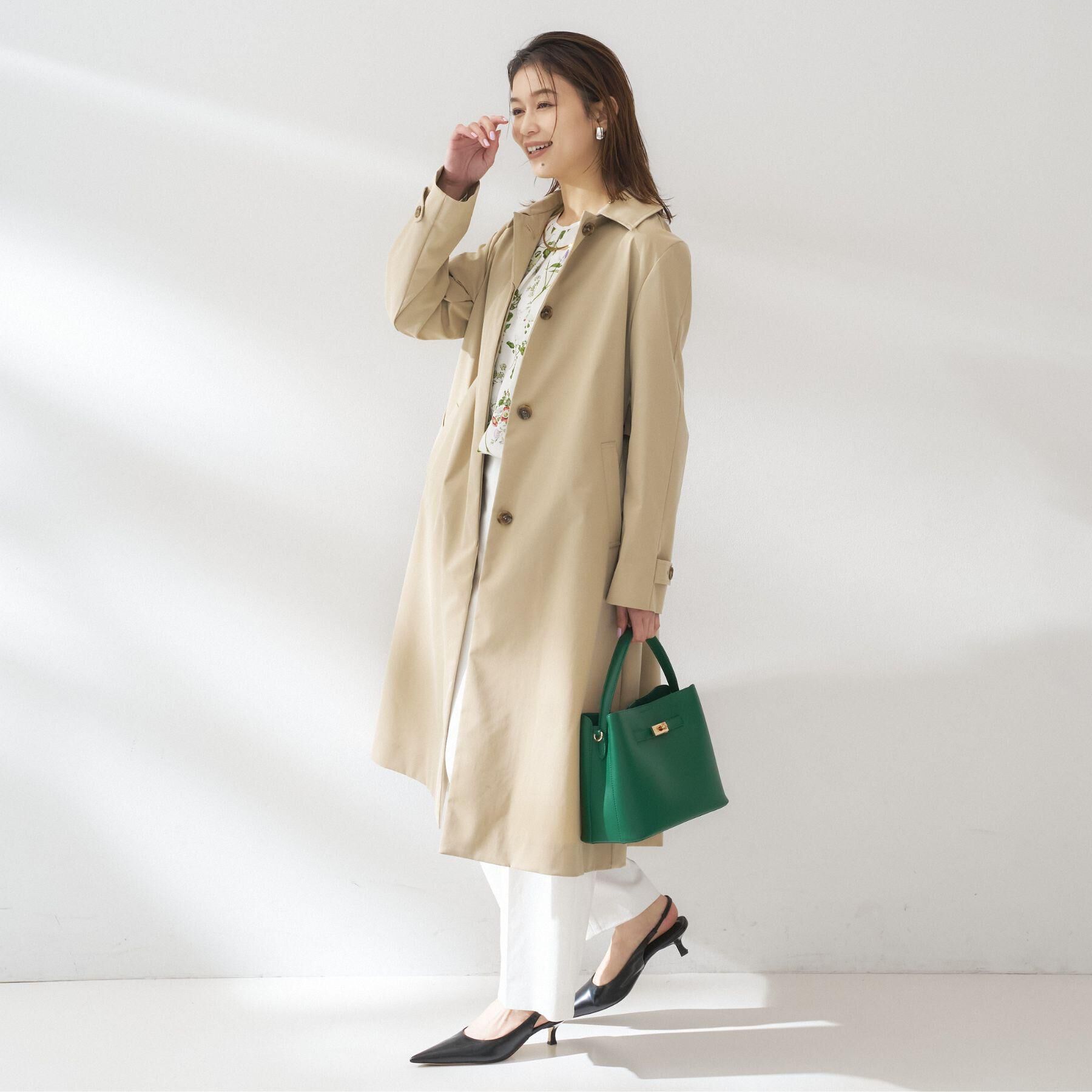 UNTITLED「【はっ水/洗える】タスランステンカラーコート」|ステンカラーコート|