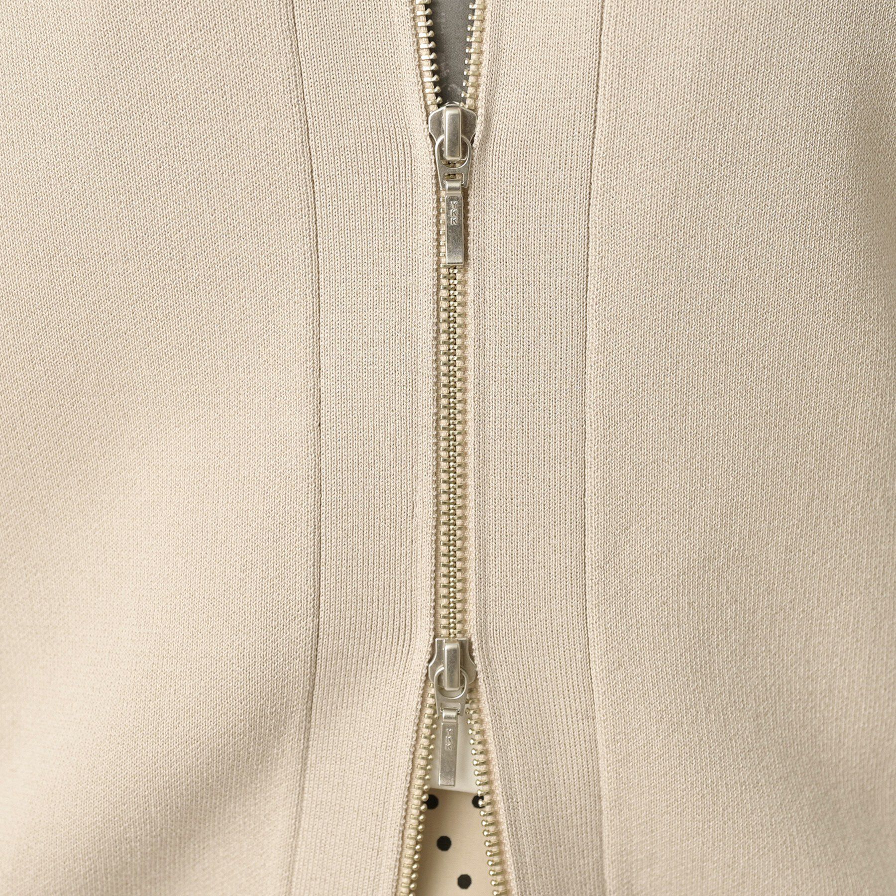 UNTITLED「【軽羽織り/セットアップ可】ジップアップニットカーディガン」|カーディガン|