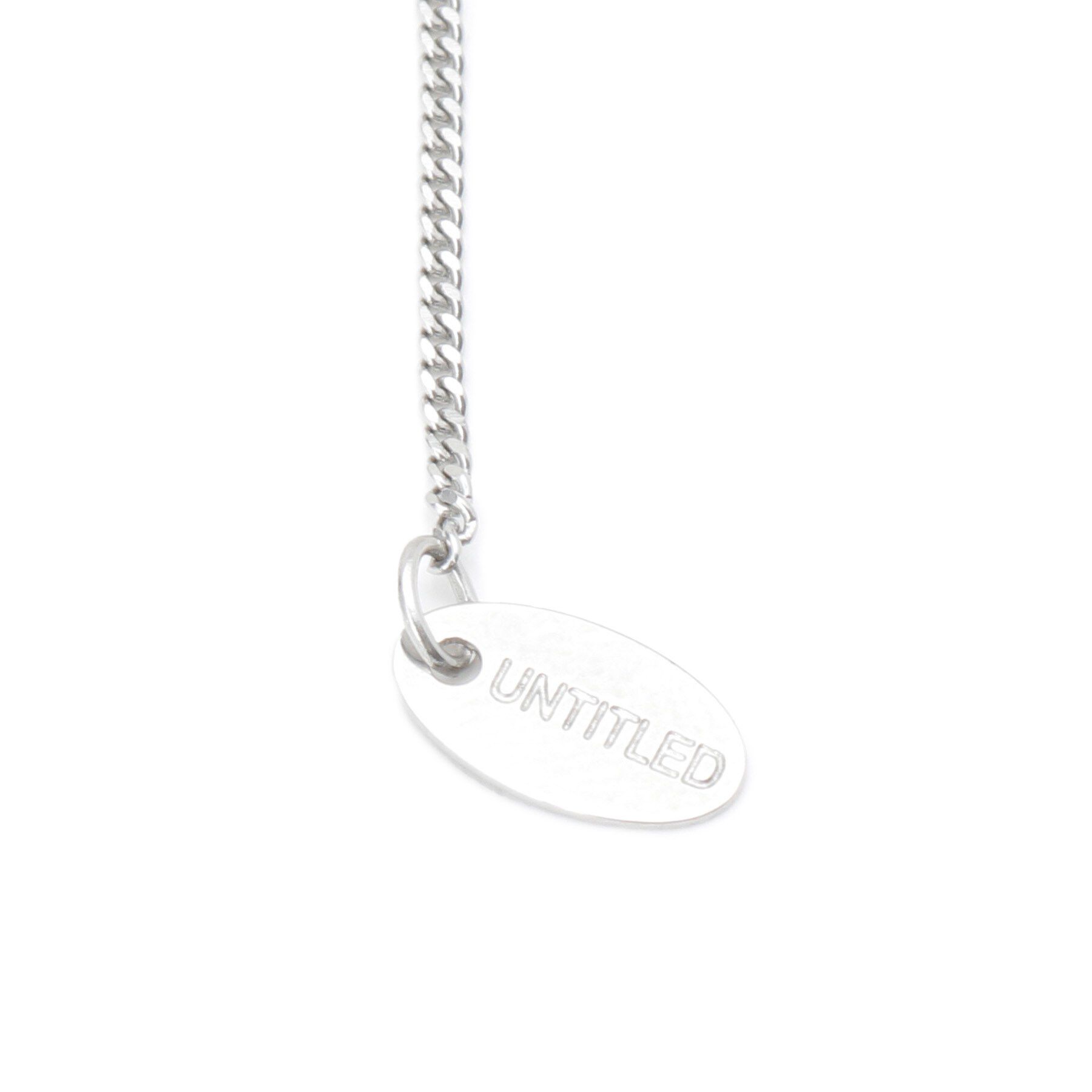 UNTITLED「【ステンレスチェーン】リングネックレス」|ネックレス|