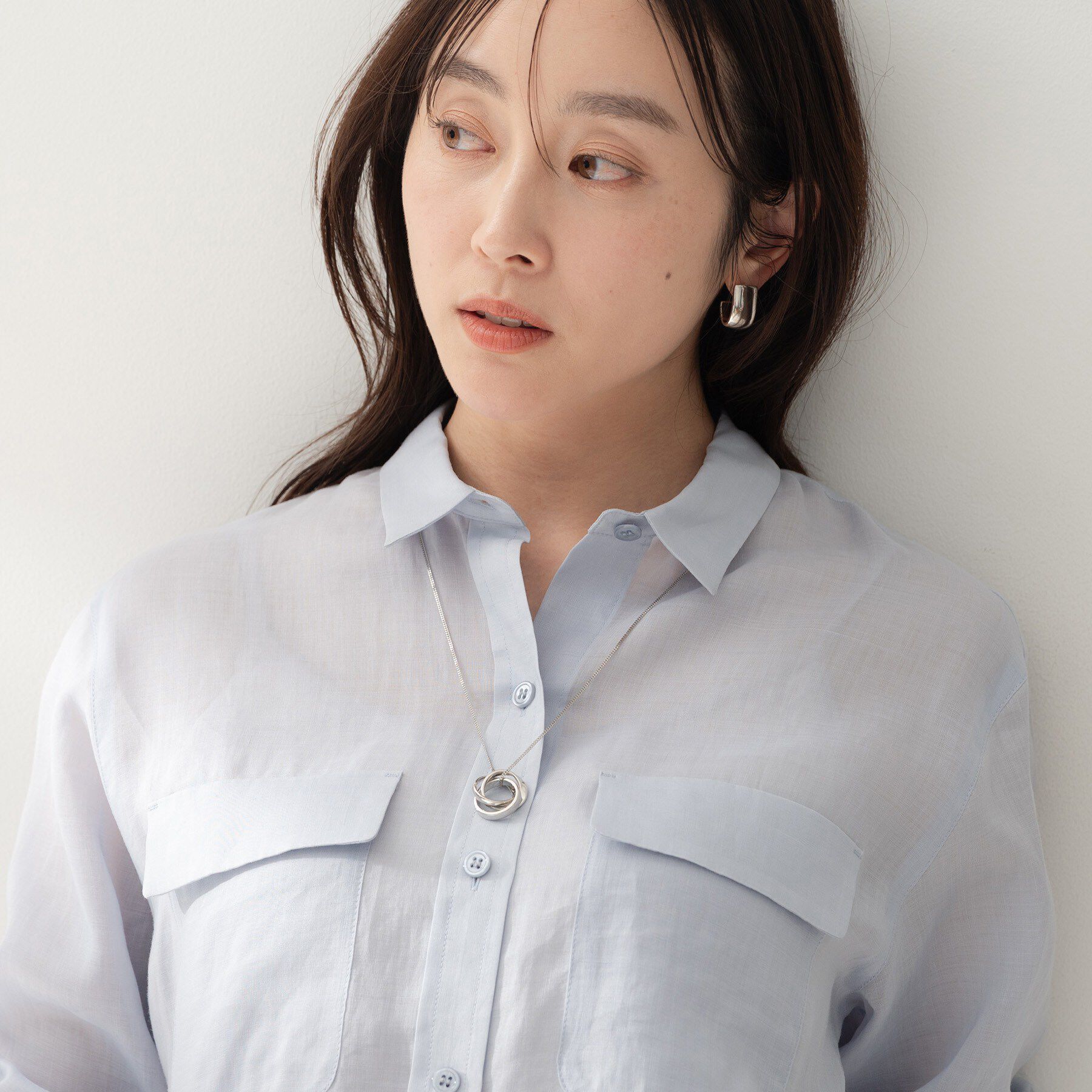 UNTITLED「【ステンレスチェーン】リングネックレス」|ネックレス|