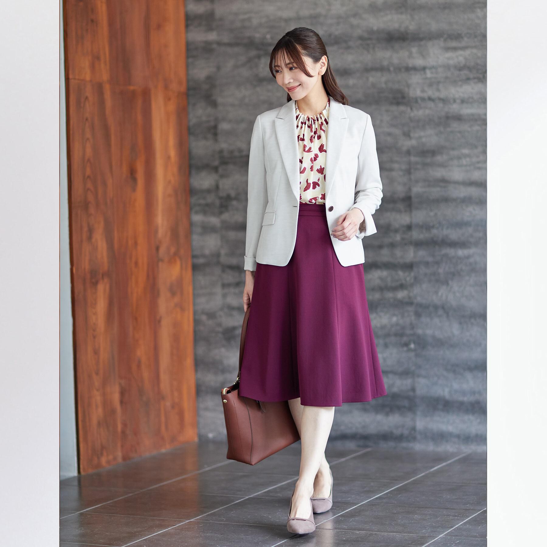 Reflect「【美シルエット】ソフトマーメイドスカート」|スカート|