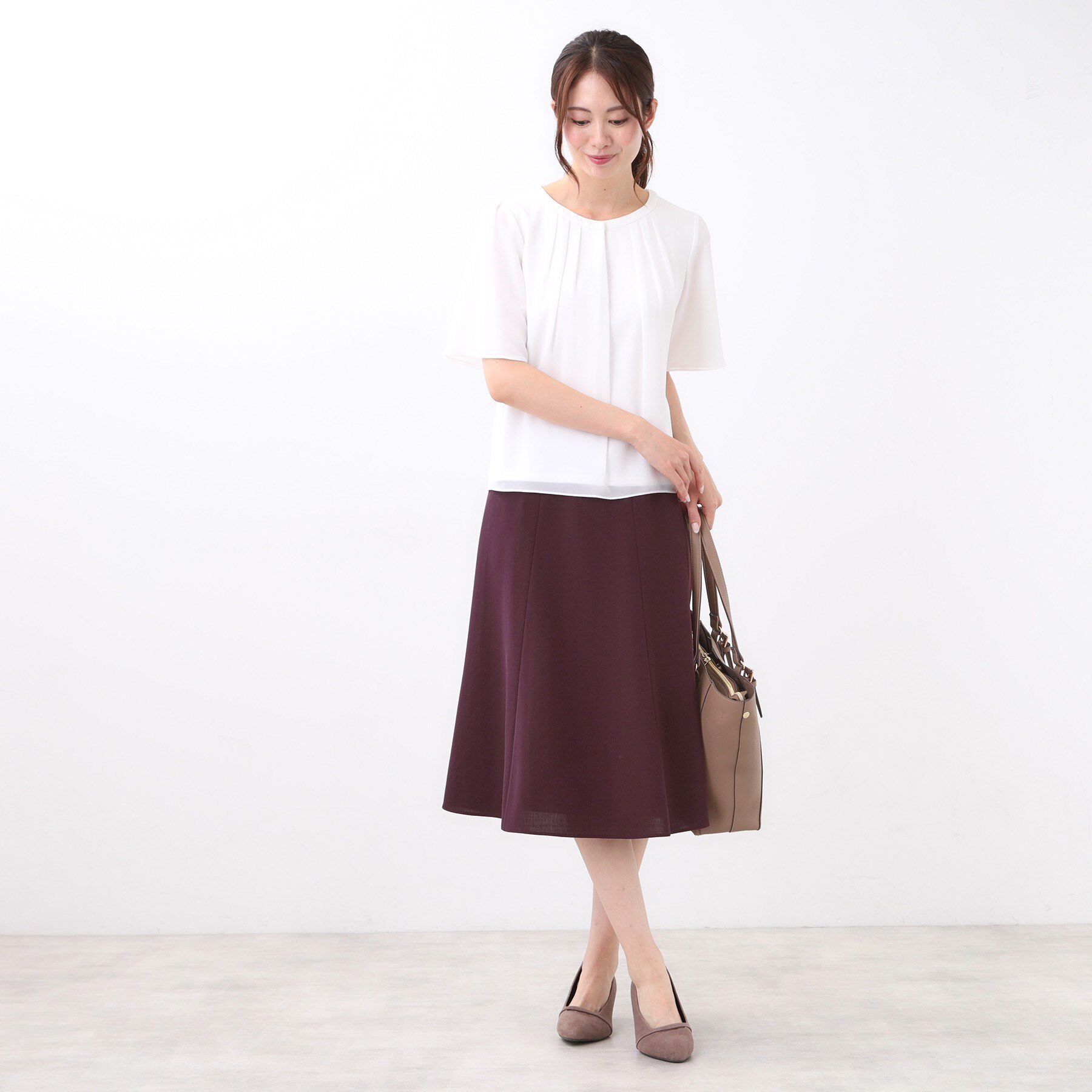 Reflect「【美シルエット】ソフトマーメイドスカート」|スカート|