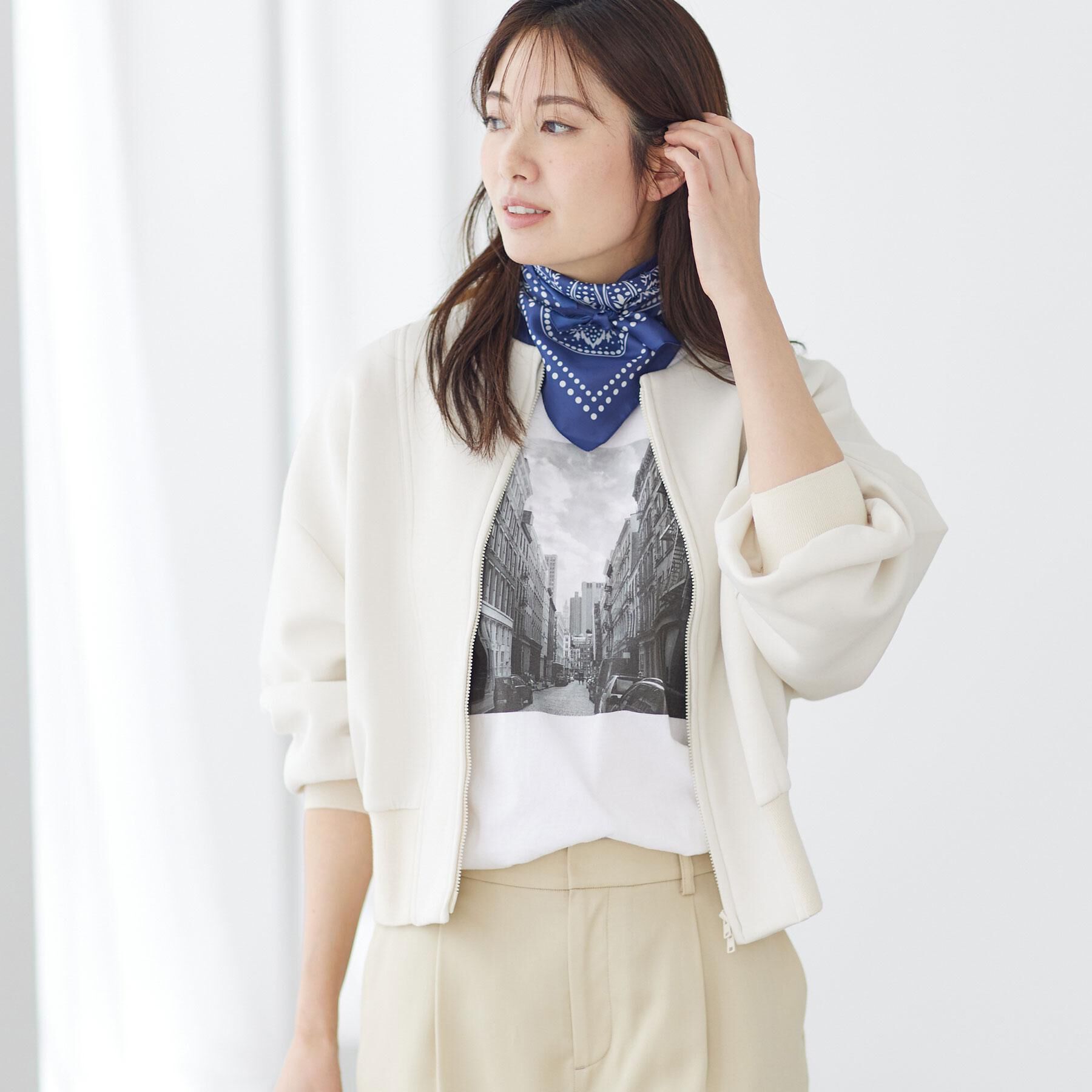 Reflect「ダブルジップライトブルゾン」|ブルゾン・スタジャン|グレージュ(050)