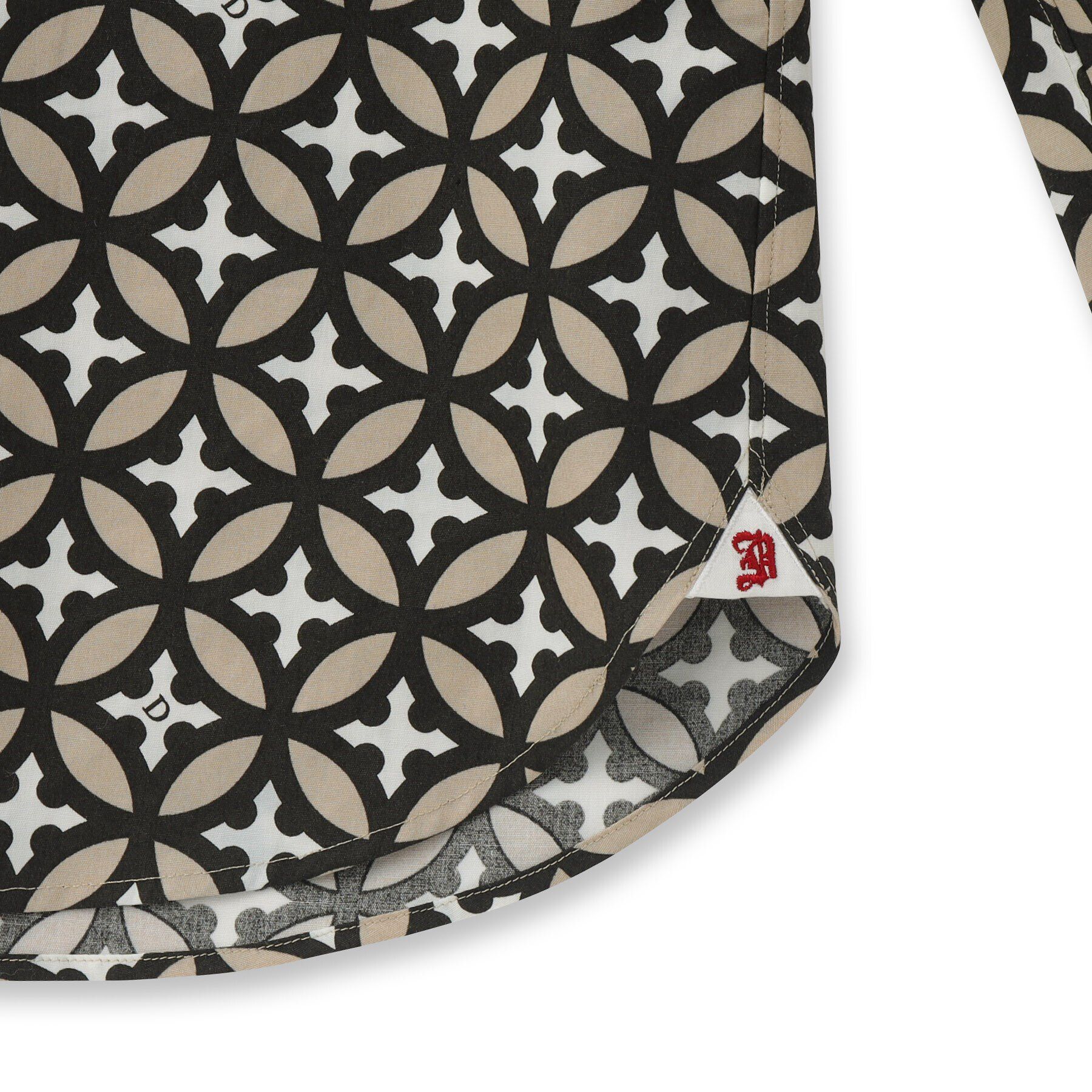 DRESSTERIOR「オーバーラップサークル クレリックシャツ」|シャツ・ブラウス|