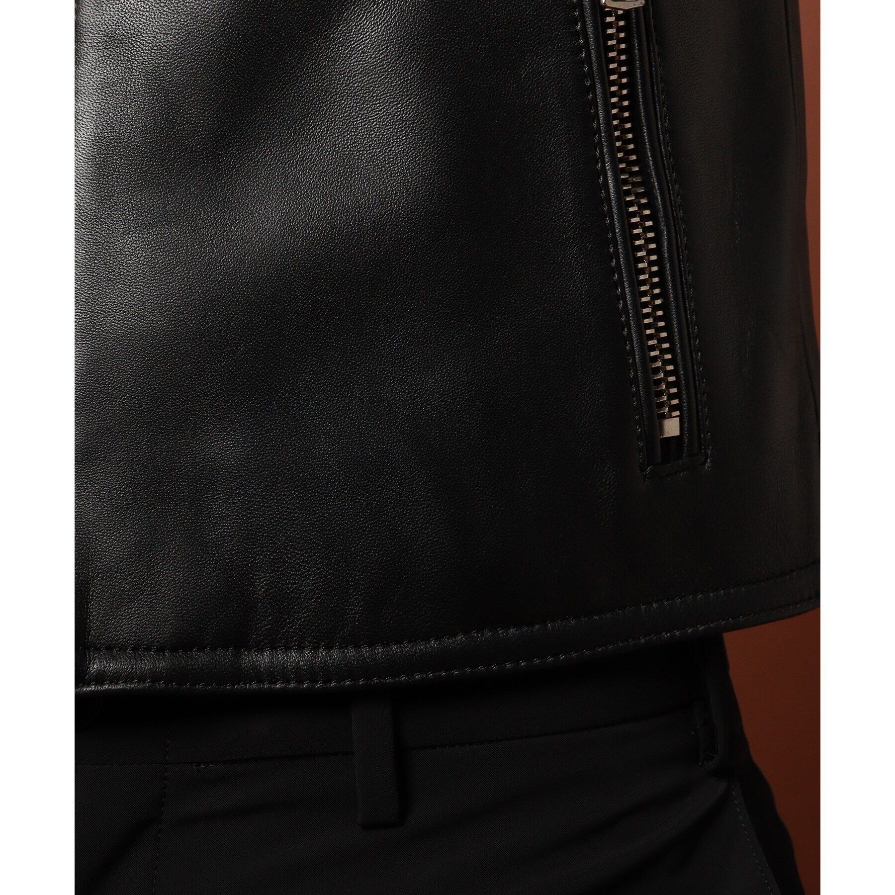 DRESSTERIOR「【干場義雅&times;DRESSTERIOR】レザーライダースジャケット」|ライダースジャケット|