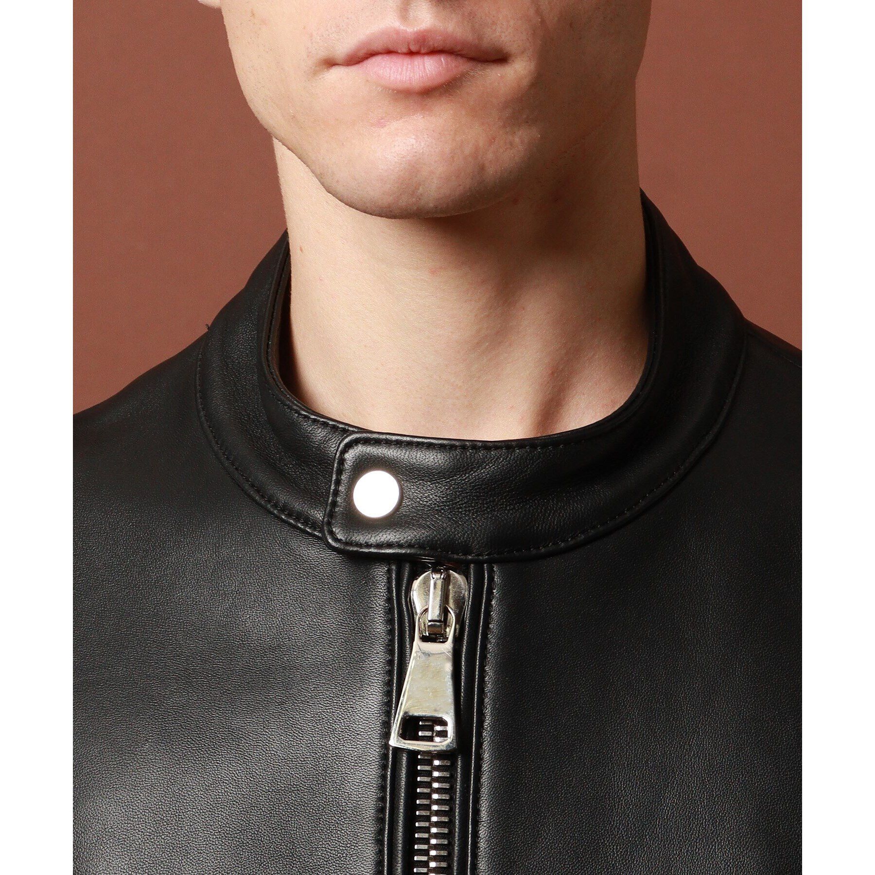 DRESSTERIOR「【干場義雅&times;DRESSTERIOR】レザーライダースジャケット」|ライダースジャケット|