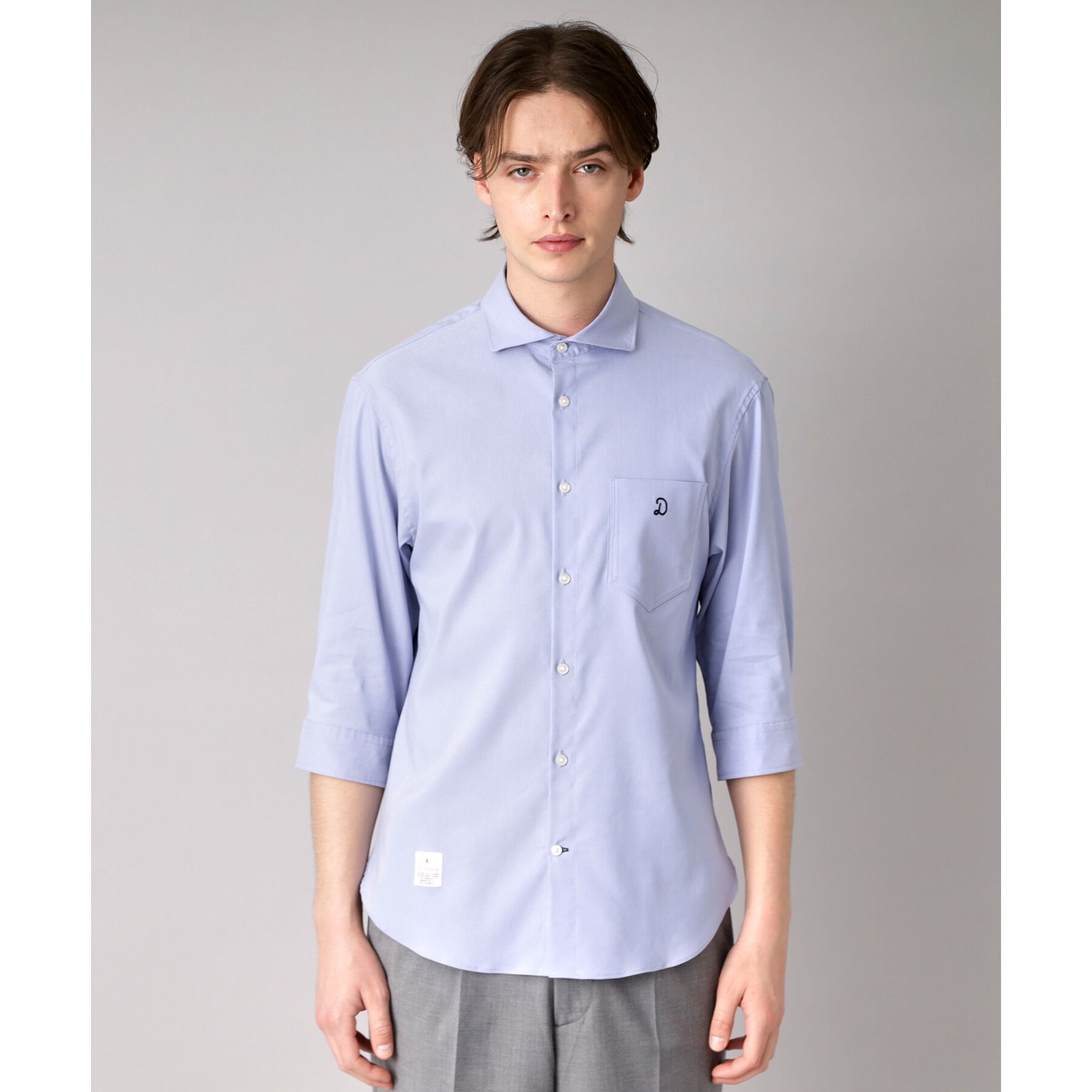 DRESSTERIOR「リネン混スリークオーターシャツ」|シャツ・ブラウス|