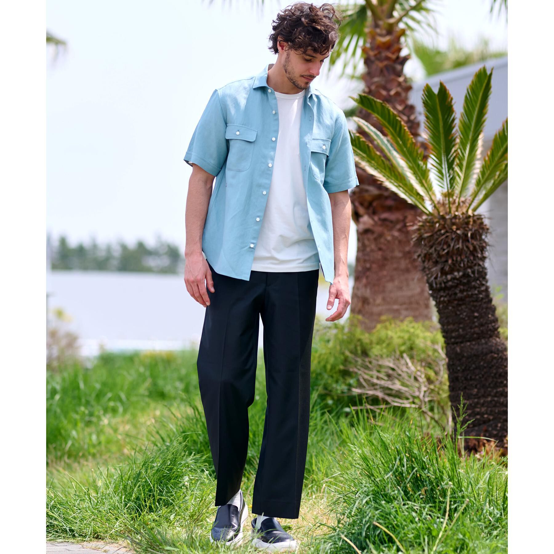 DRESSTERIOR「ウールブレンド イージーワイドパンツ」|その他|