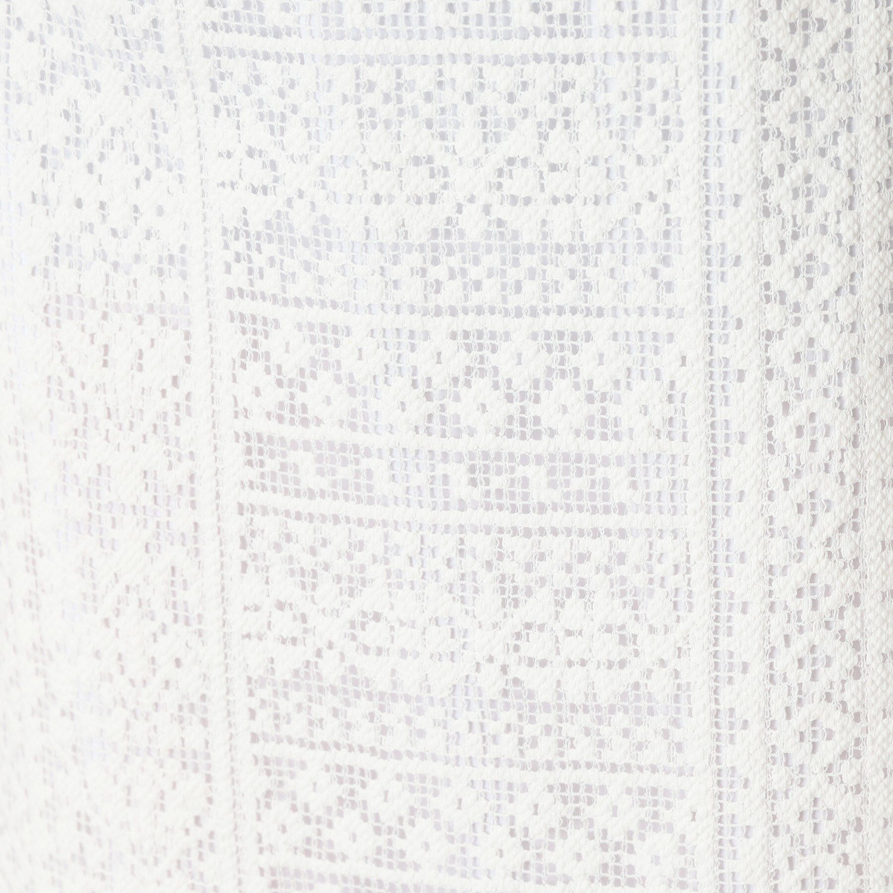 DRESSTERIOR「【後ろウエストゴム】オーガニックコットンブレンドレーススカート」|スカート|