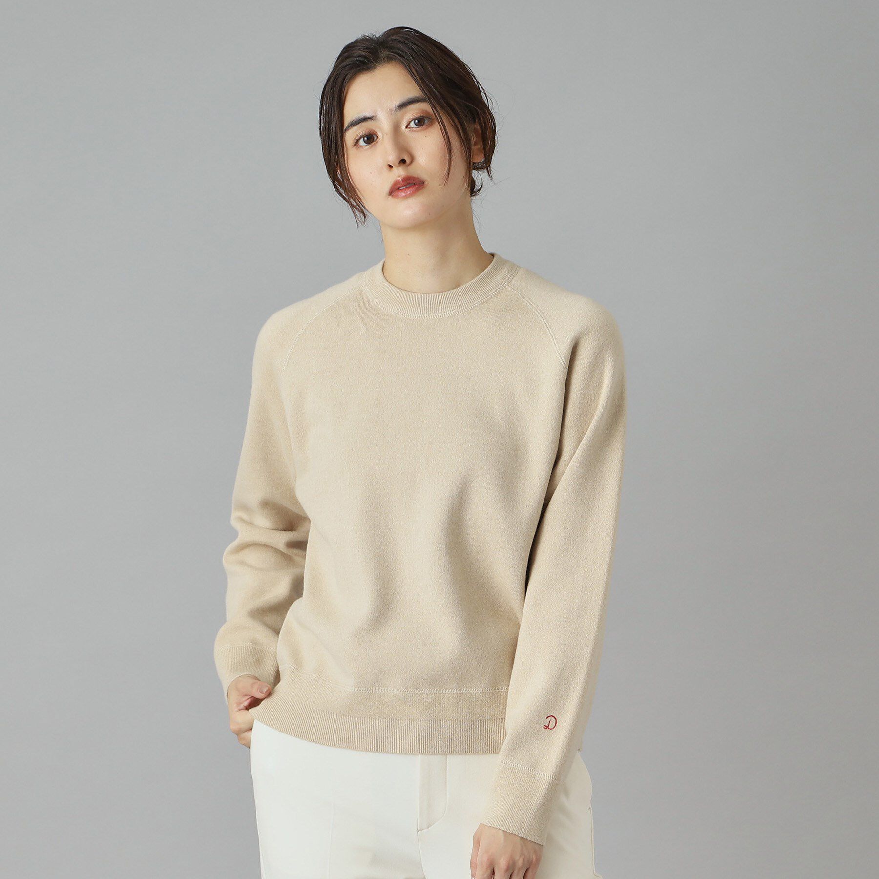 DRESSTERIOR「【洗える/7色展開】ウォッシャブルコットンカシミヤニット」|ニット・セーター|