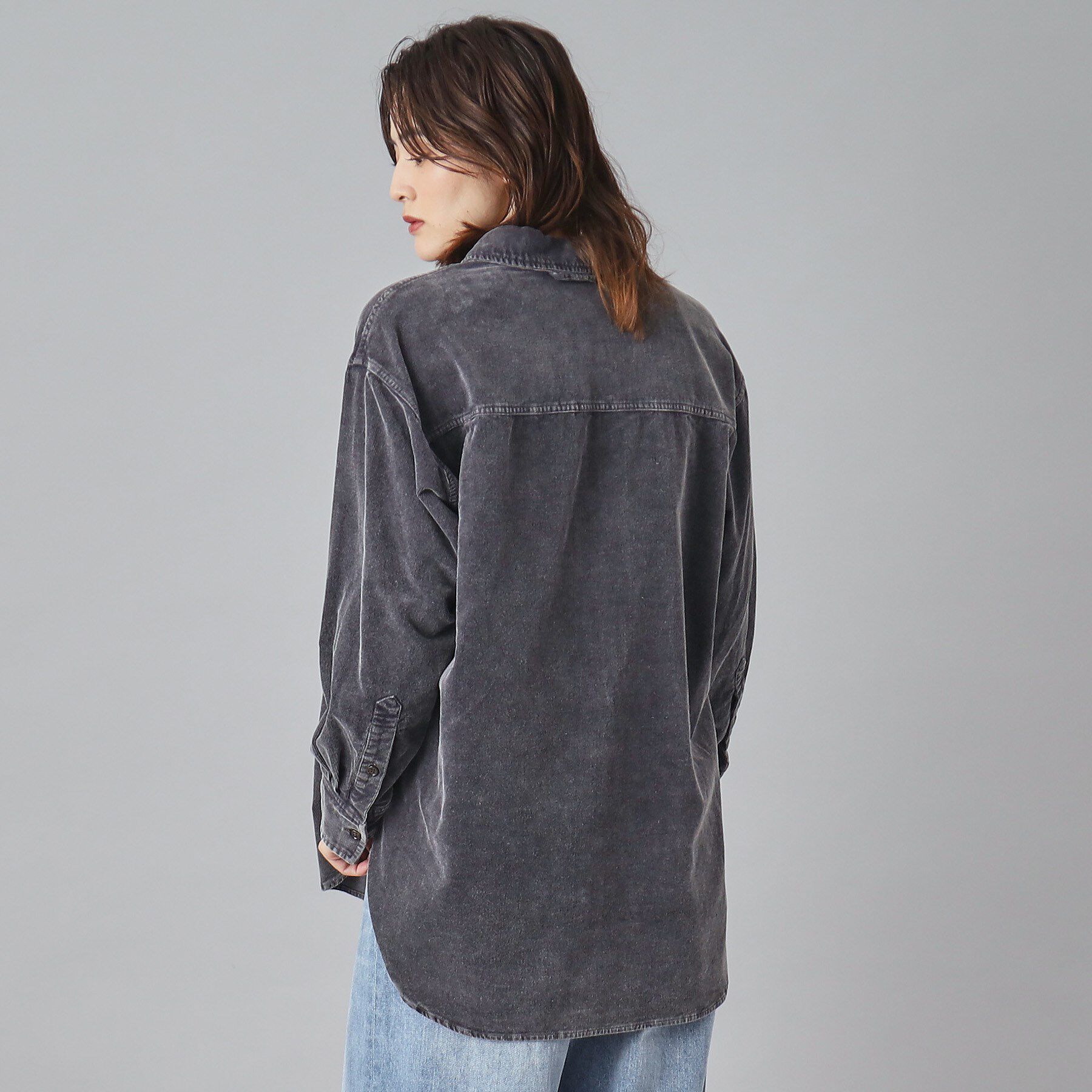 DRESSTERIOR「【洗える/抜け感】コーデュロイガーメントダイシャツ」|シャツ・ブラウス|