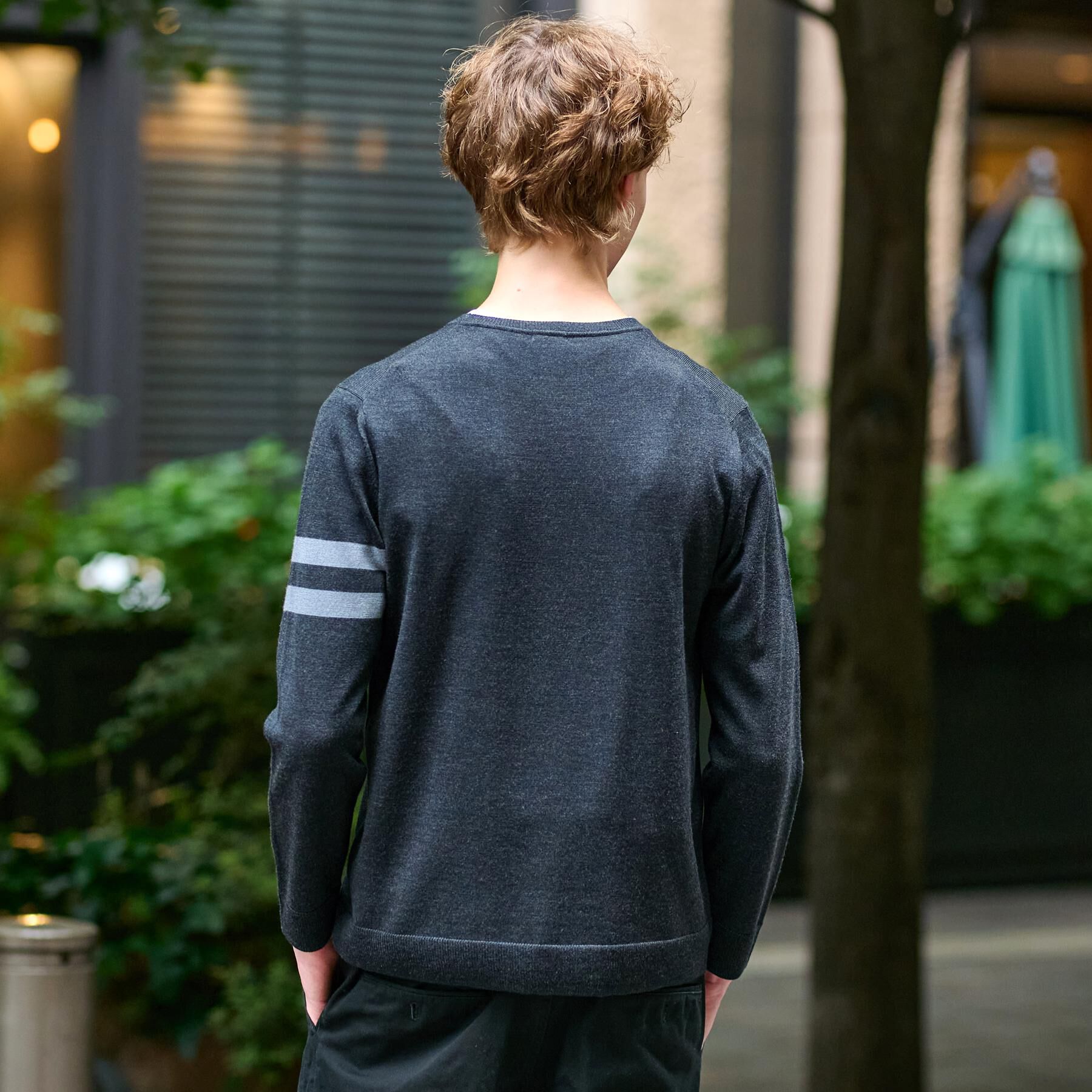 DRESSTERIOR「ウォッシャブルファインメリノ クルーネックニット」|ニット・セーター|