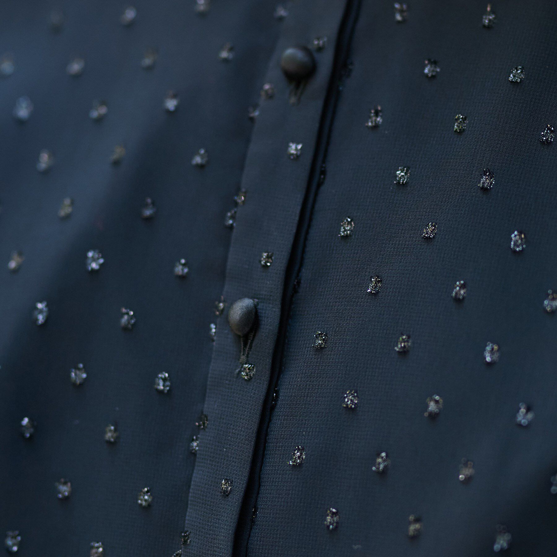 DRESSTERIOR「【ウォッシャブル/きれいめ】フィルムドットクレリックワンピース」|ワンピース|