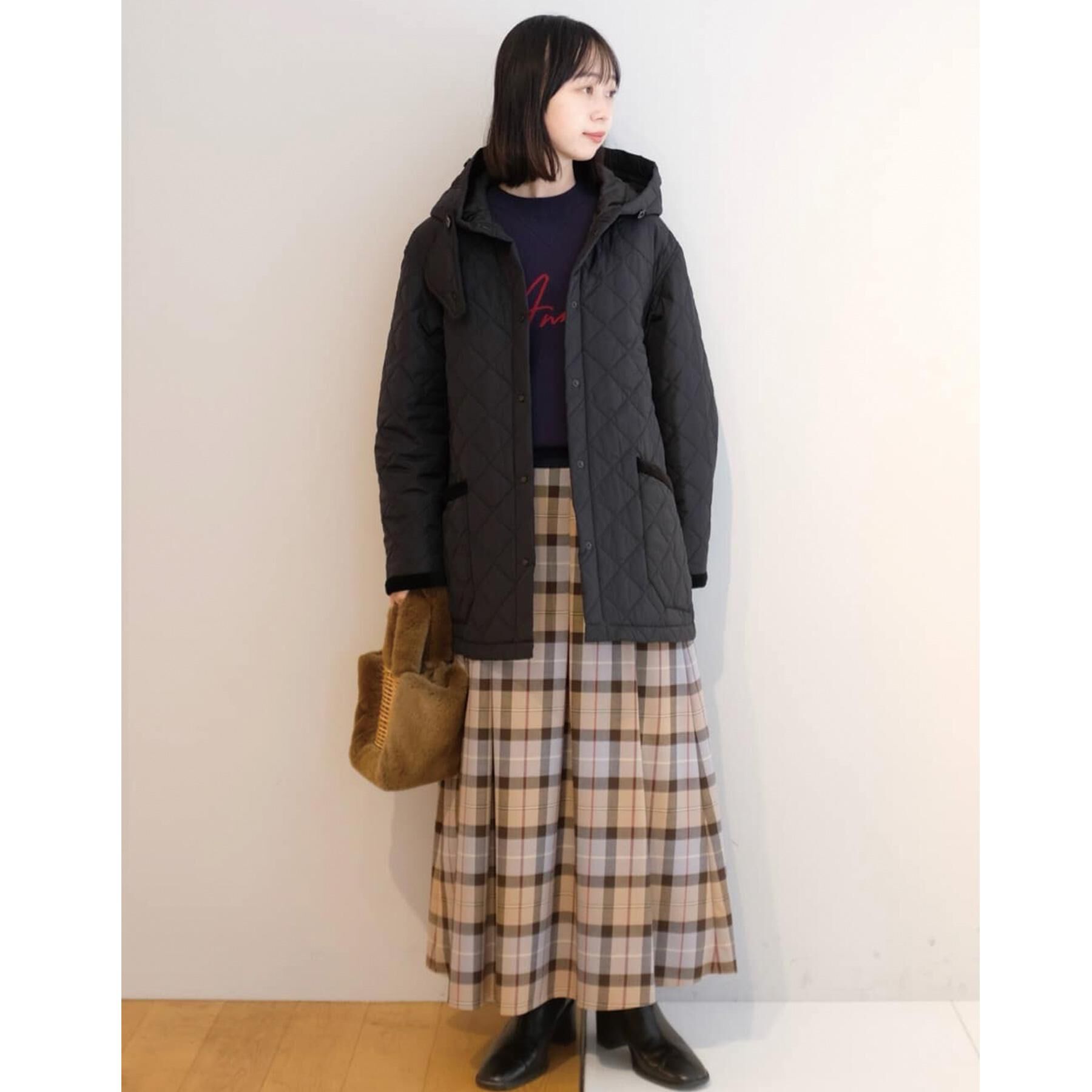 DRESSTERIOR「チェックタックソフトプリーツスカート」|スカート|