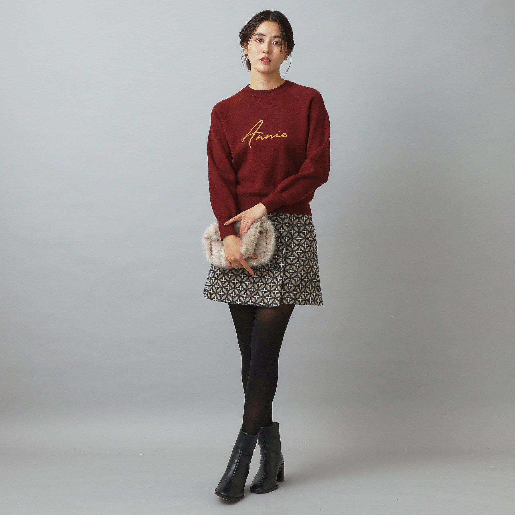 DRESSTERIOR「アニージャカードニット」|ニット・セーター|