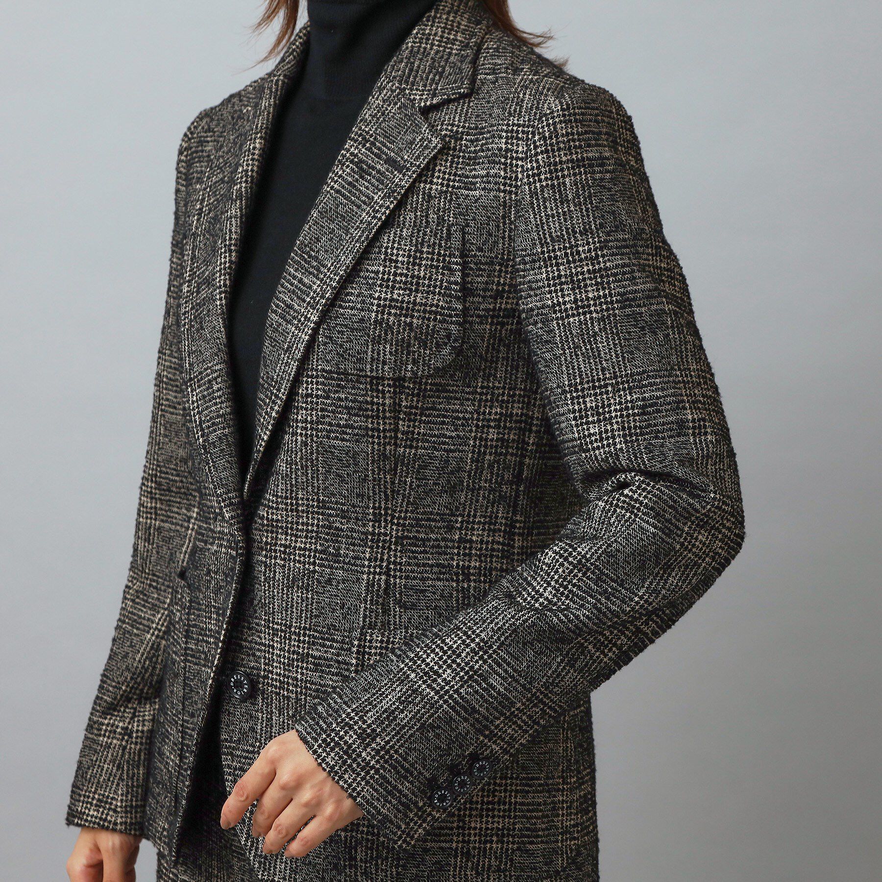 DRESSTERIOR「ループグレンチェックジャケット」|テーラードジャケット|