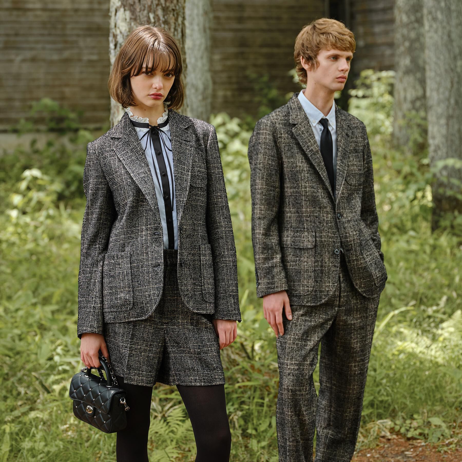 DRESSTERIOR「ループグレンチェックジャケット」|テーラードジャケット|