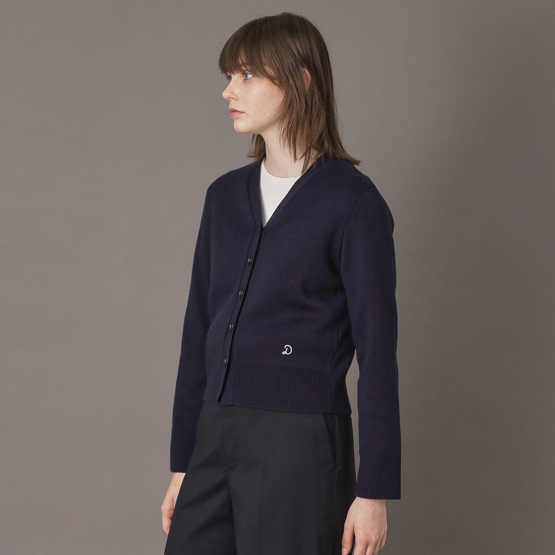 DRESSTERIOR「ミラノリブカーディガン」|カーディガン|