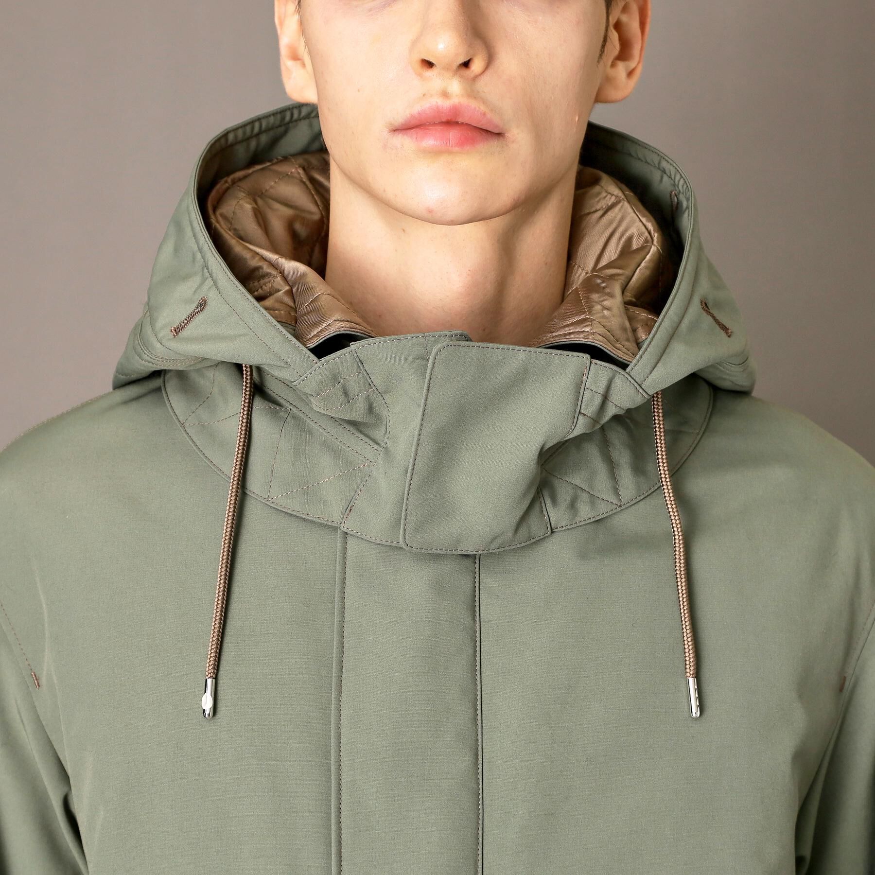 DRESSTERIOR「パデッドライト ショートモッズパーカー」|ミリタリー・モッズコート|