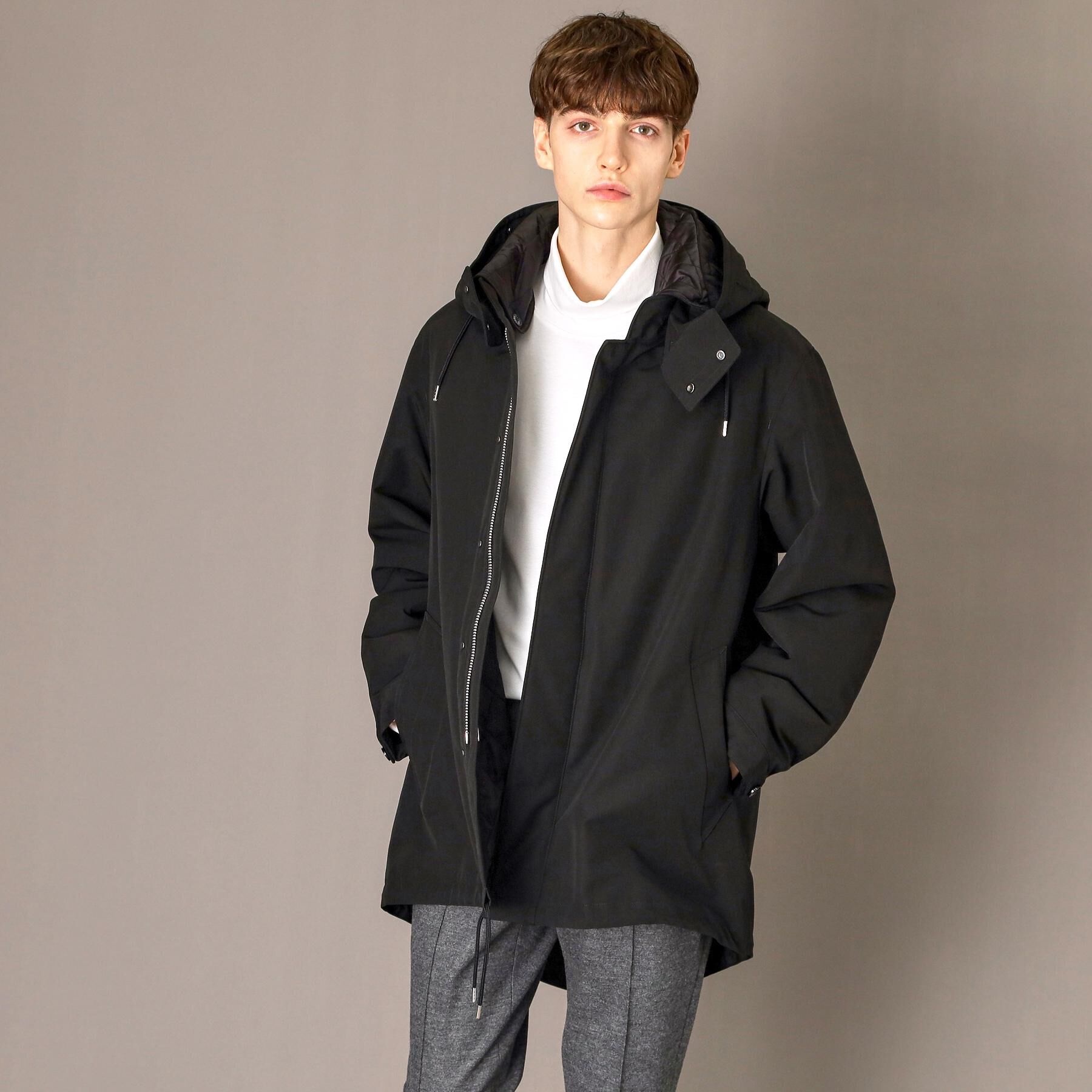 DRESSTERIOR「パデッドライト ショートモッズパーカー」|ミリタリー・モッズコート|