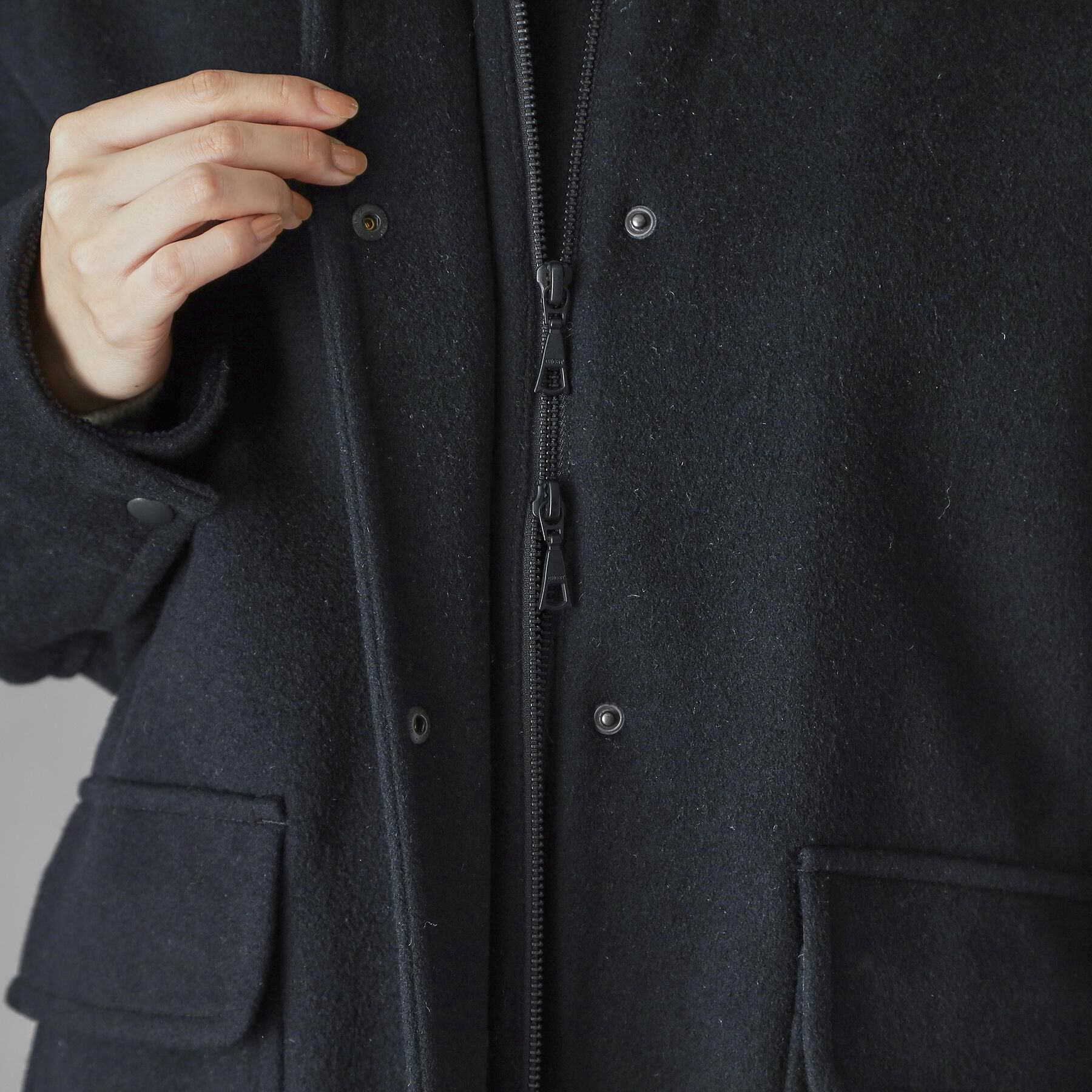 DRESSTERIOR「ウールハンティングブルゾン」|ブルゾン・スタジャン|