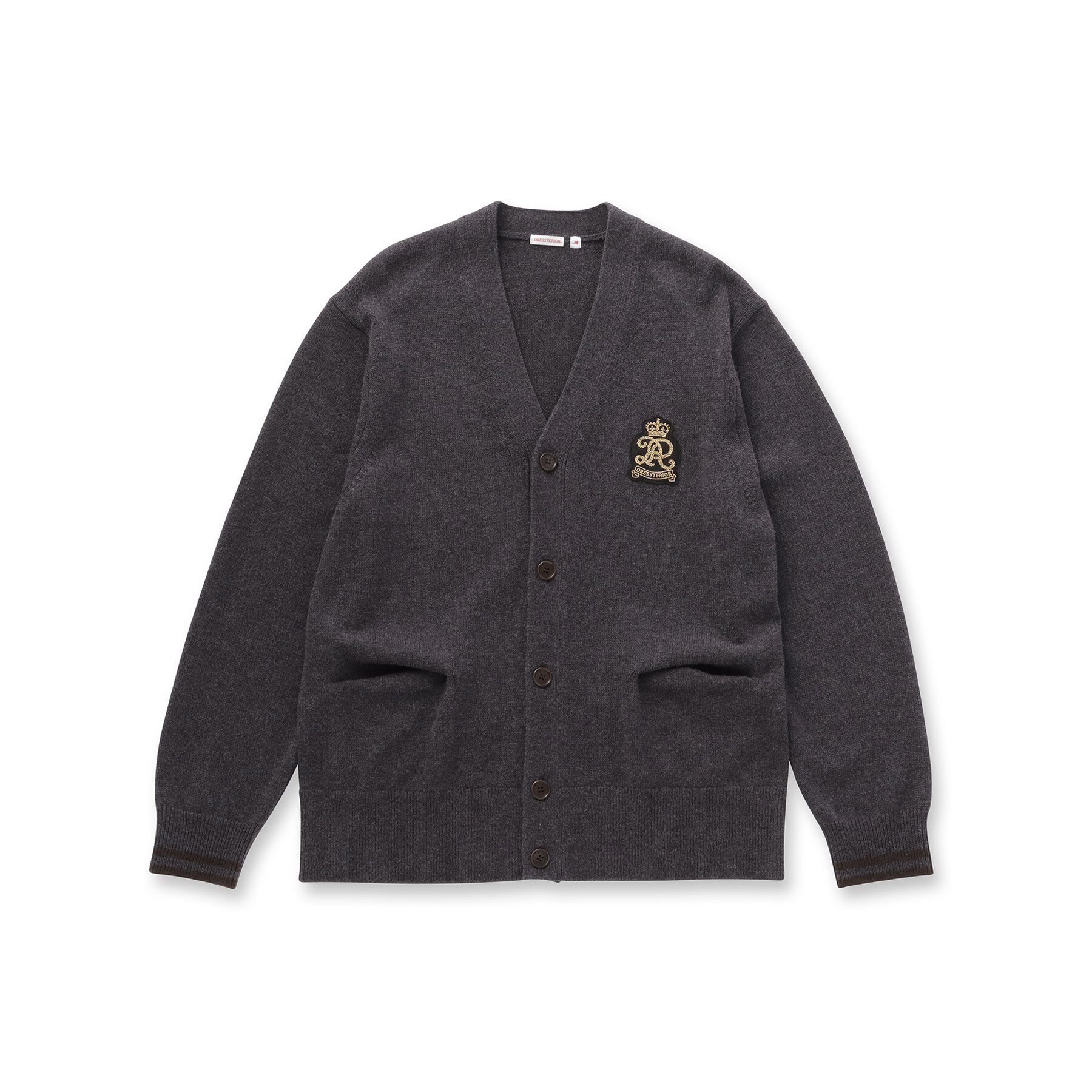 DRESSTERIOR「ウォッシャブル エンブレムカーディガン」|カーディガン|