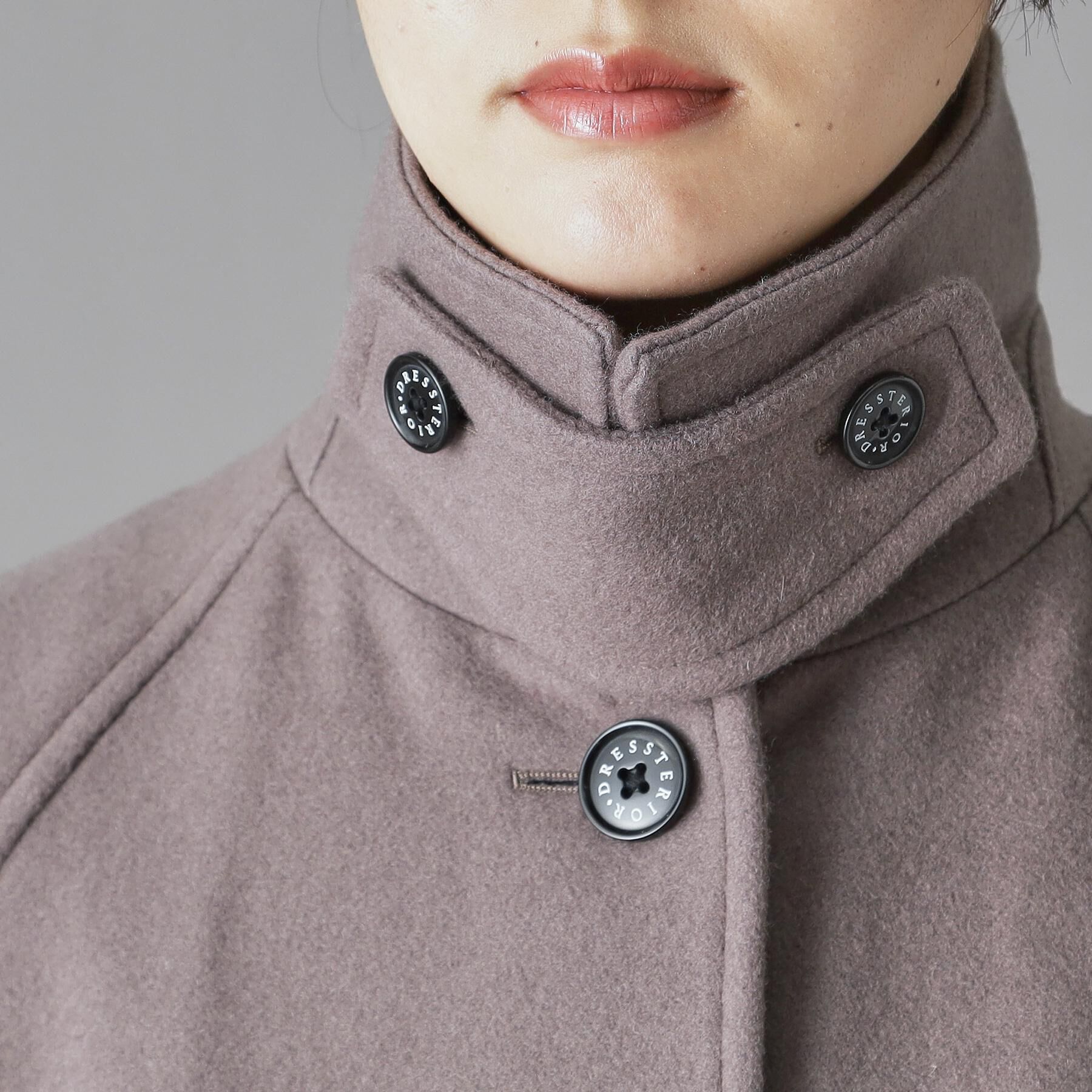 DRESSTERIOR「Super110sウールステンカラーコート」|ステンカラーコート|