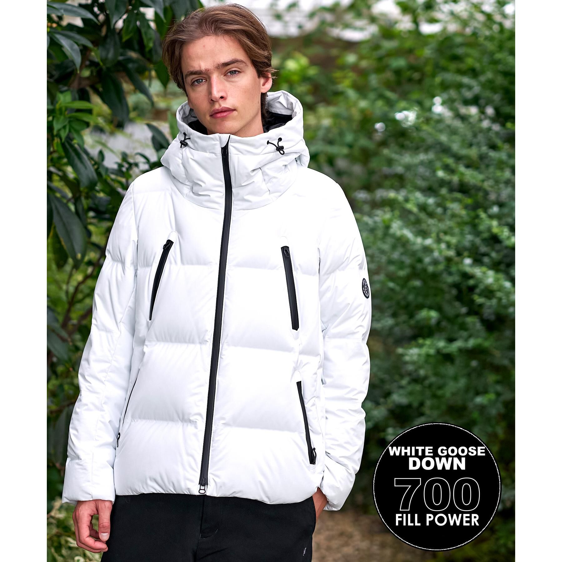 DRESSTERIOR「【700フィルパワー/高品質ダウン】ホワイトグース ホットメルトダウンMark2」|ダウン|ホワイト(001)