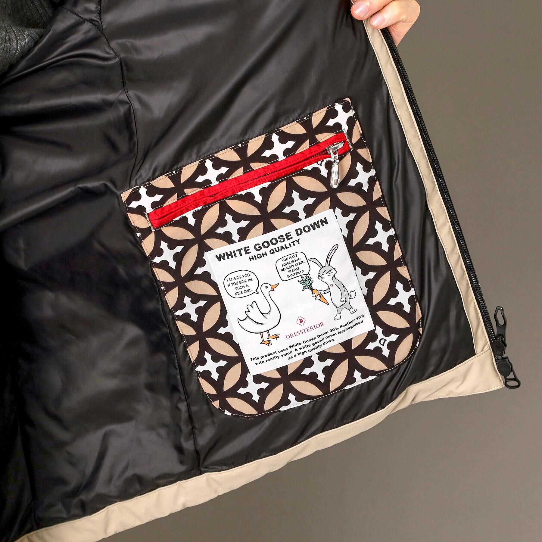 DRESSTERIOR「【700フィルパワー/高品質ダウン】ホワイトグース ホットメルトダウンMark2」|ダウン|