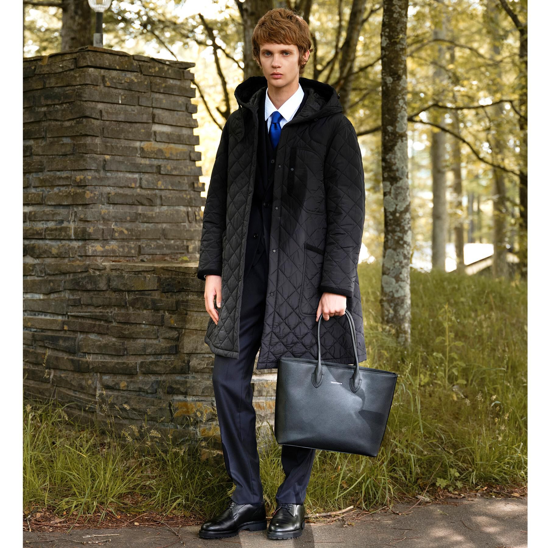 DRESSTERIOR「キルティング フーデット コート」|ダウン|