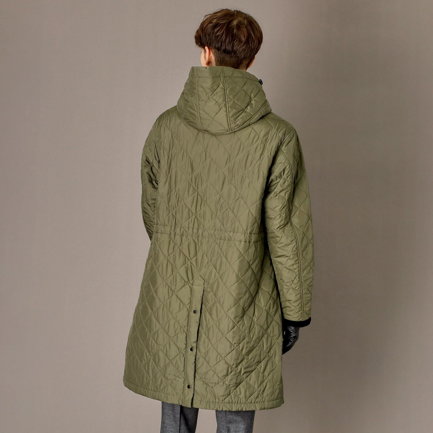 DRESSTERIOR「キルティング フーデット コート」|ダウン|