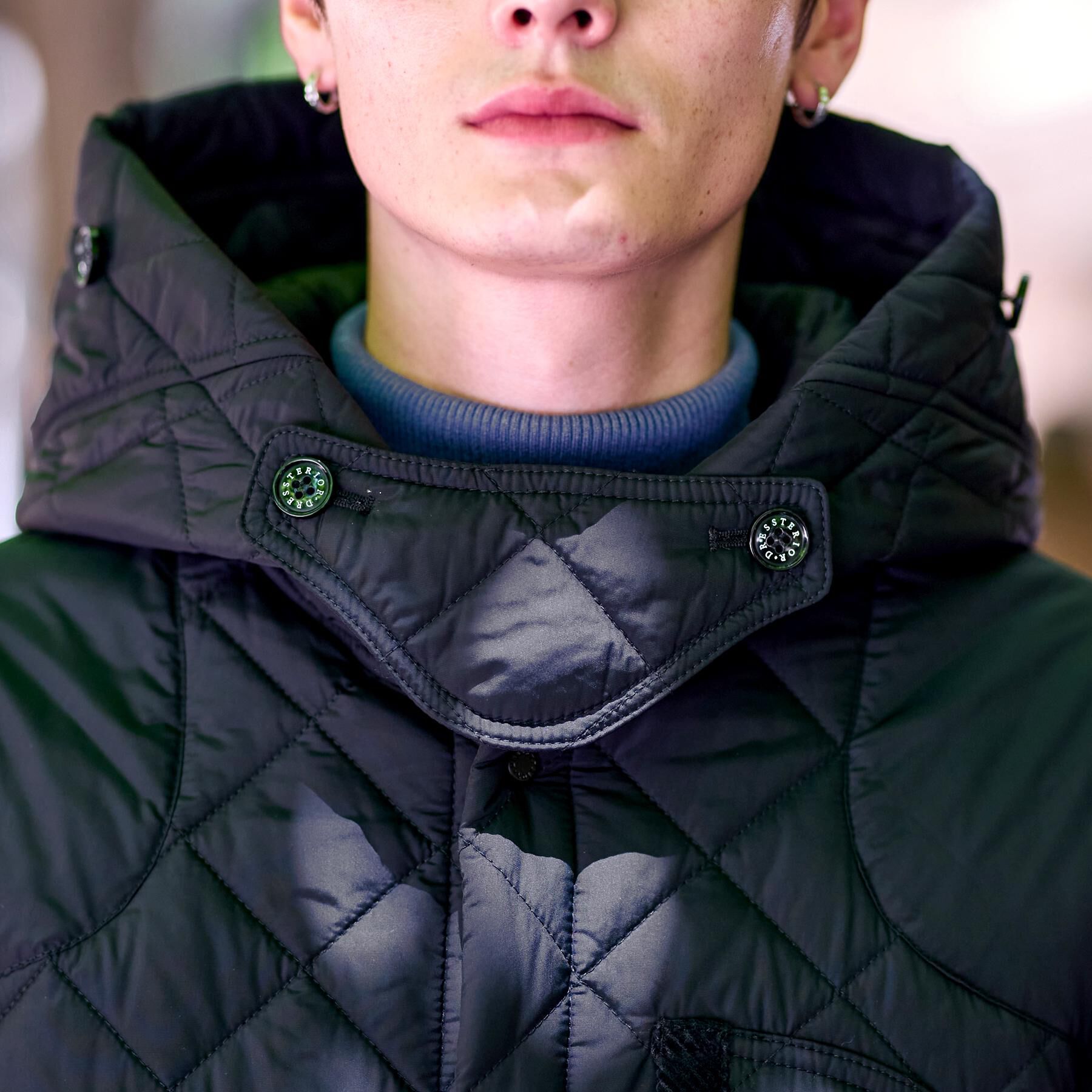 DRESSTERIOR「キルティング フーデット コート」|ダウン|