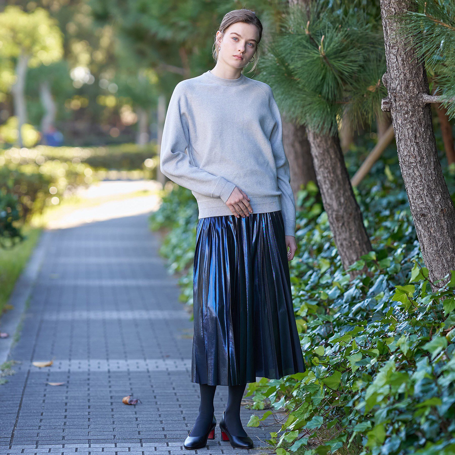 DRESSTERIOR「ウォッシャブルコットンカシミヤプルオーバーニット」|ニット・セーター|