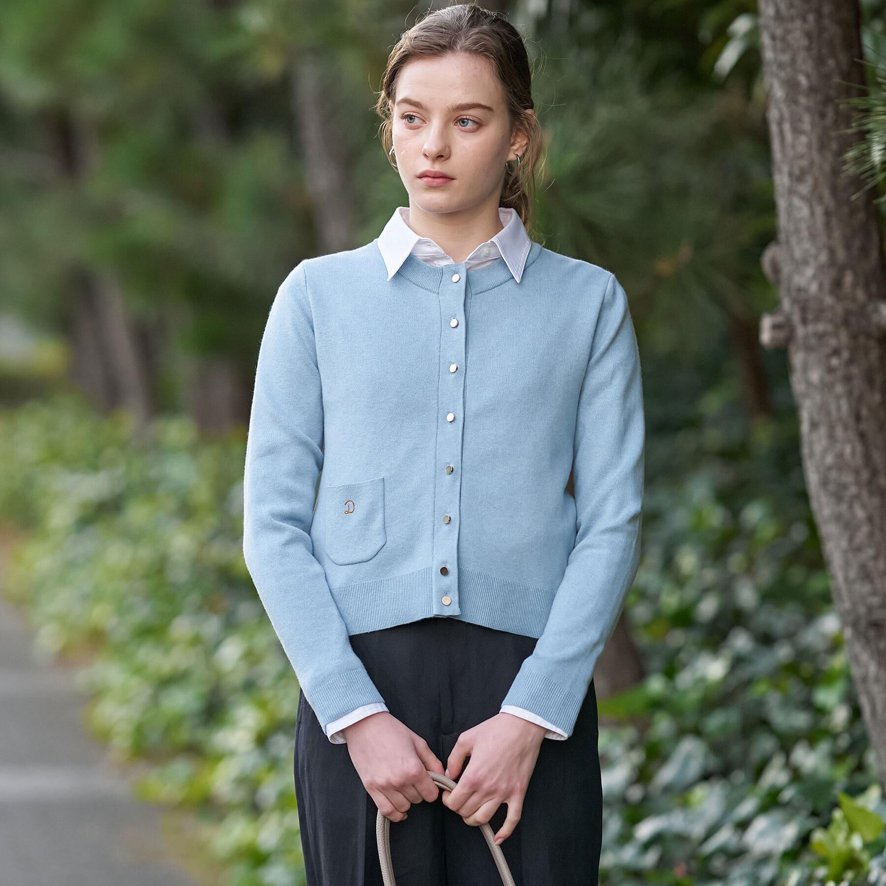 DRESSTERIOR「ウォッシャブルコットンカシミヤカーディガン」|カーディガン|