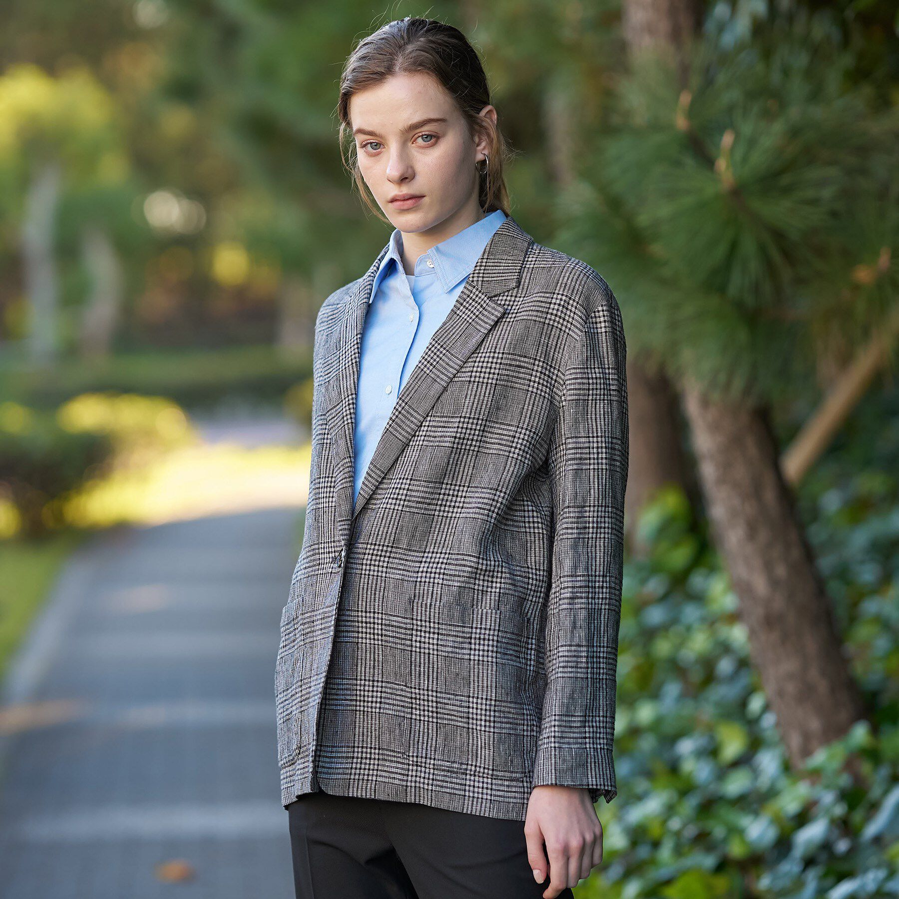 DRESSTERIOR「ウォッシャブルリネン ライトジャケット」|テーラードジャケット|