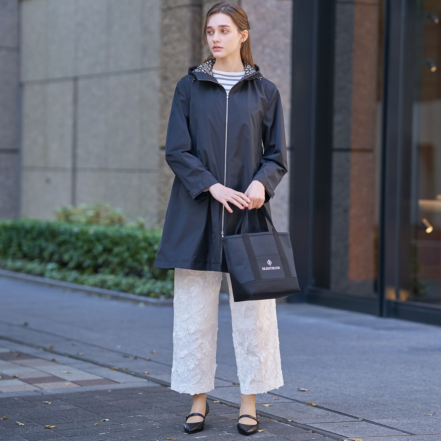 DRESSTERIOR「【ウォッシャブル/撥水素材】フーテッドツイルコート」|その他|