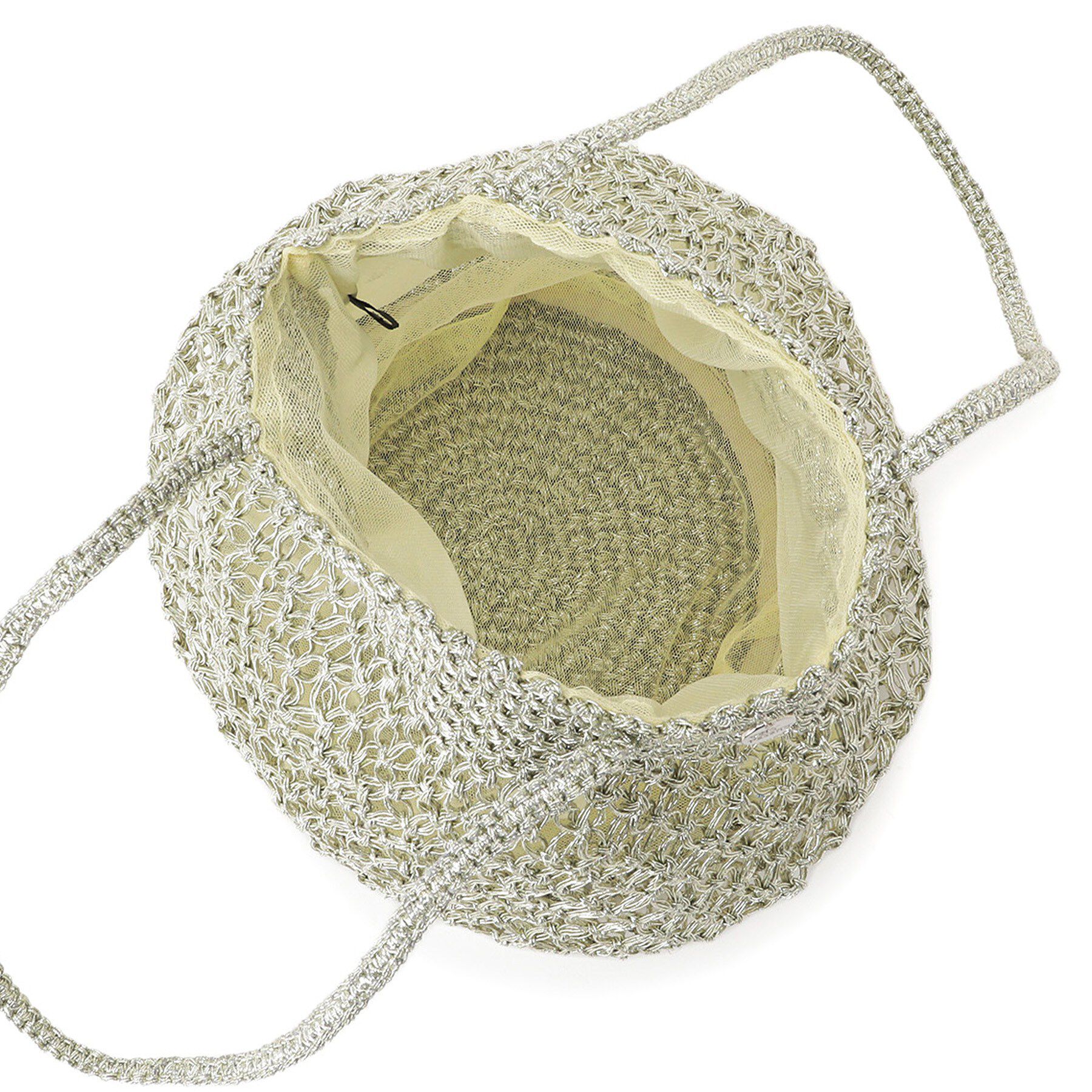 DRESSTERIOR「ne Quittez pas（ヌキテパ）METALLIC MACRAME TOTE」|トートバッグ|